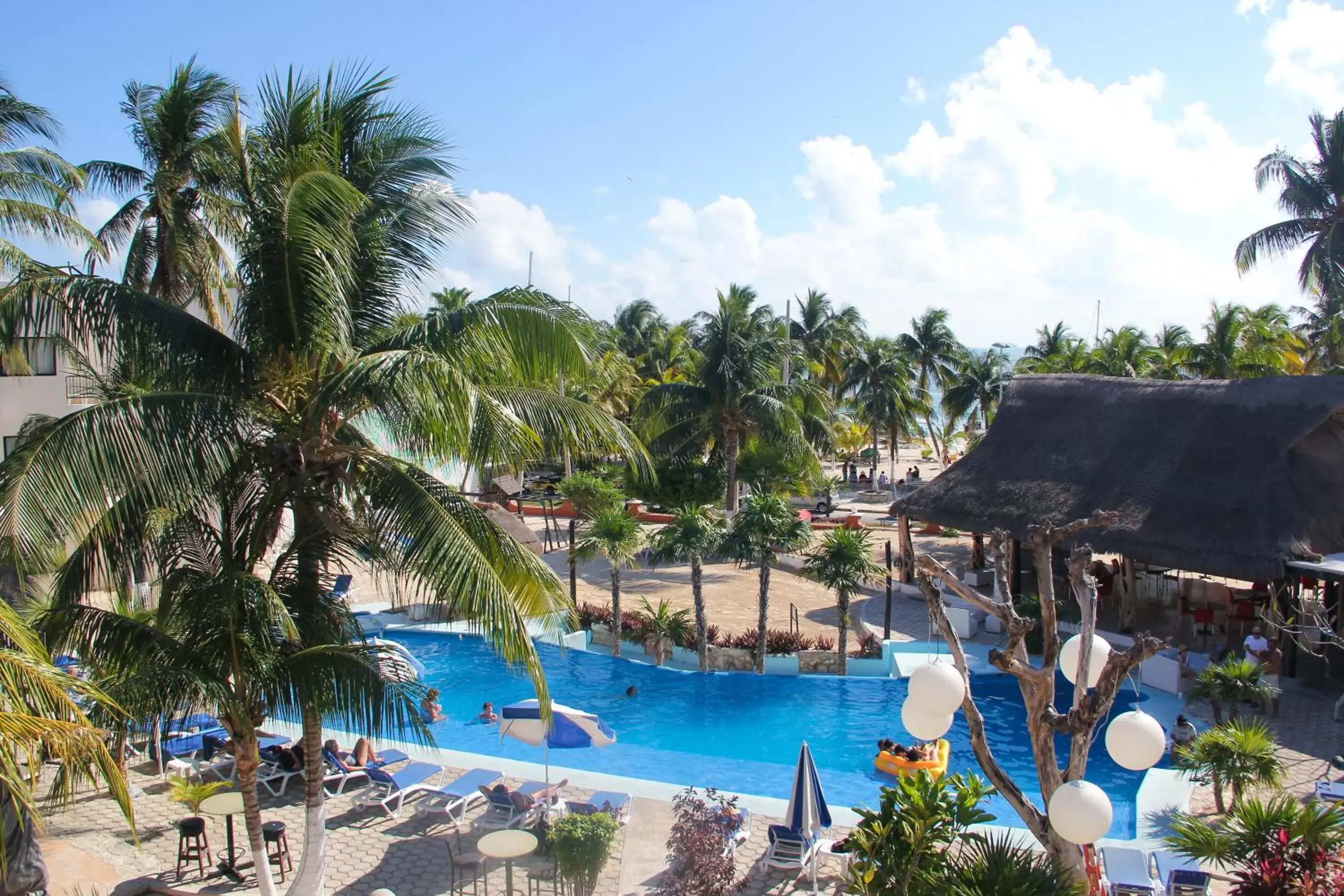 Swimming pool, Pool View in Hotel Posada del Mar