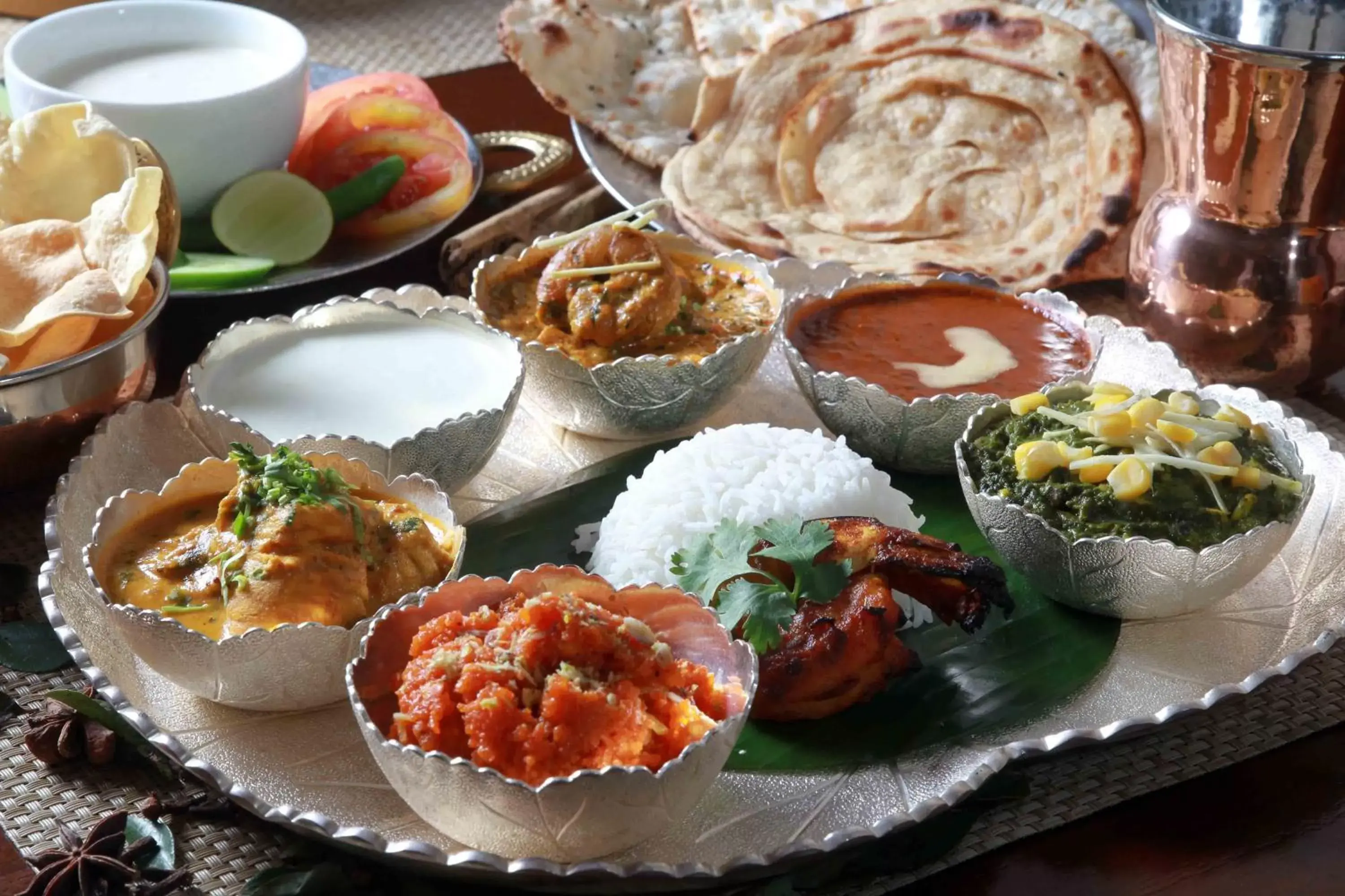 Food close-up in Taj Samudra