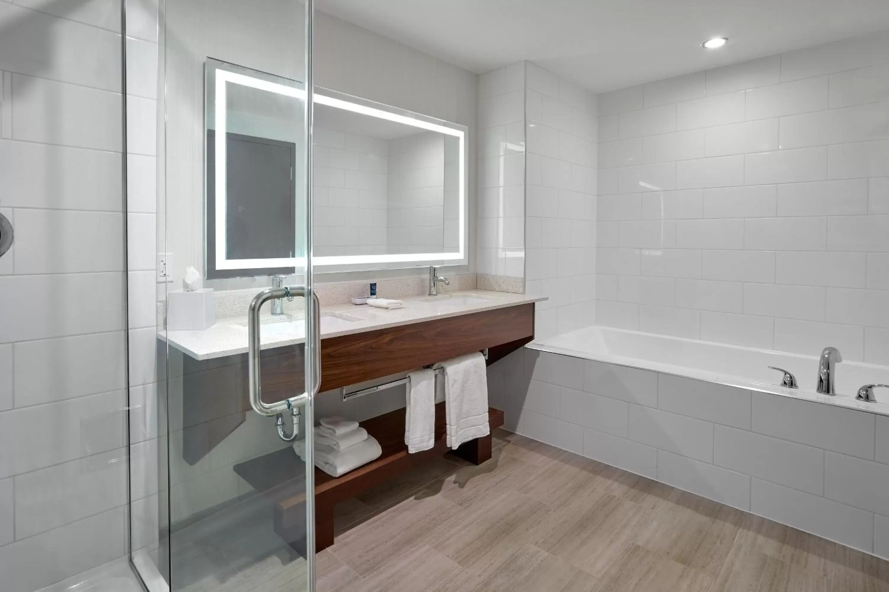 Swimming pool, Bathroom in Four Points by Sheraton Sherwood Park