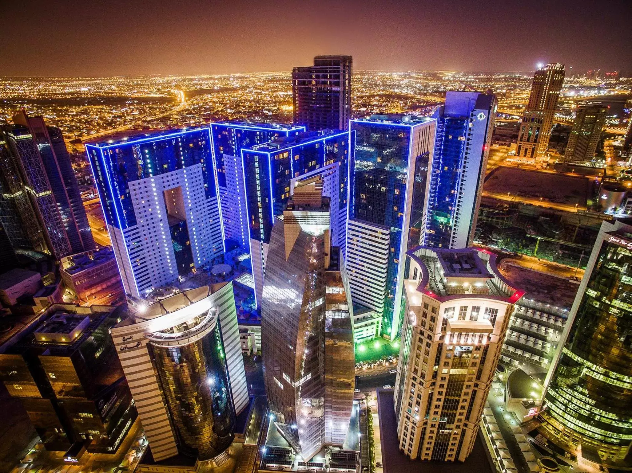 City view, Bird's-eye View in Ezdan Hotels Doha