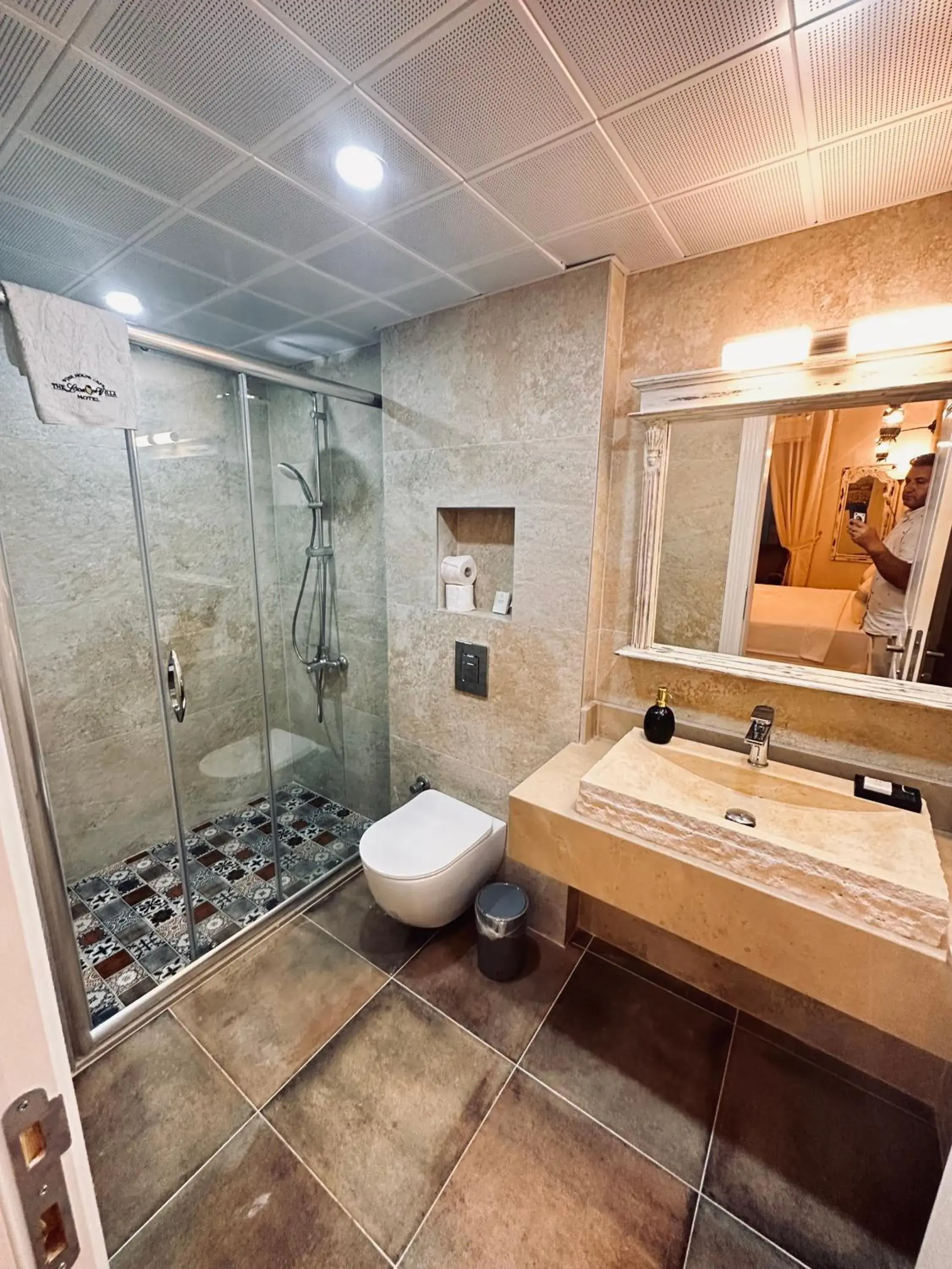 Shower, Bathroom in Lemon Villa Hotel - Adult Only