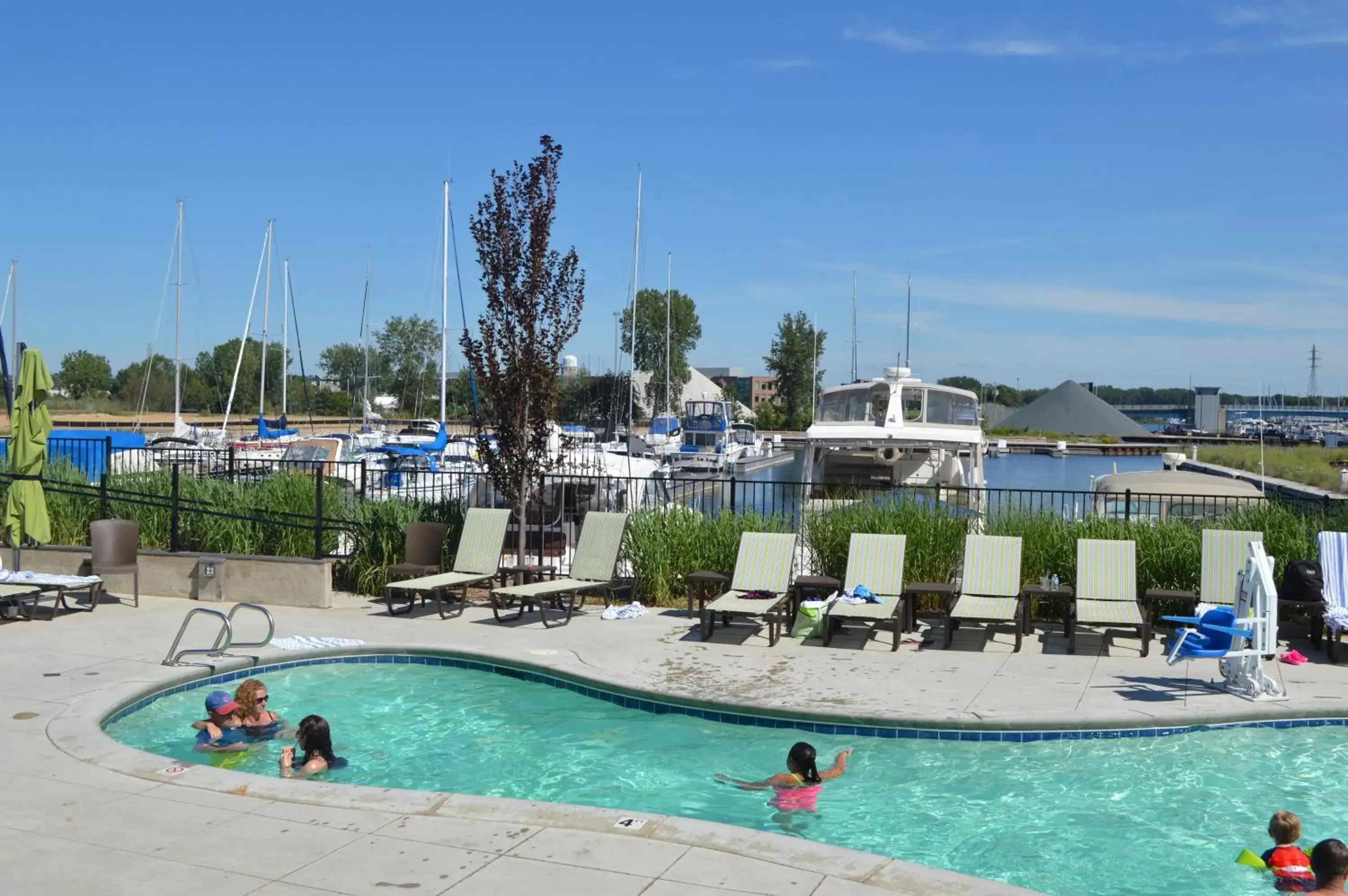 Patio, Swimming Pool in The Inn at Harbor Shores