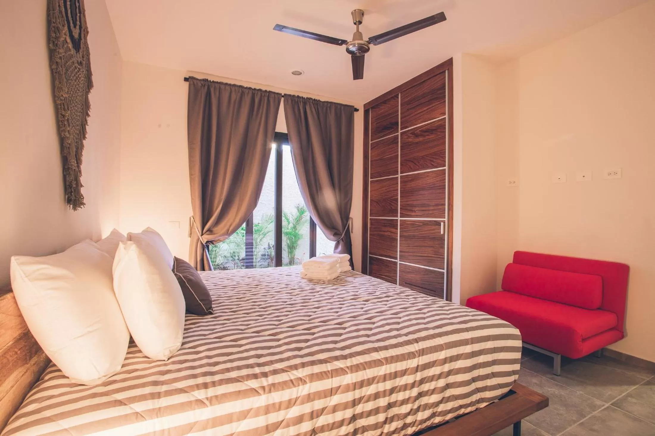 Bedroom, Bed in Panacea Condo Tulum