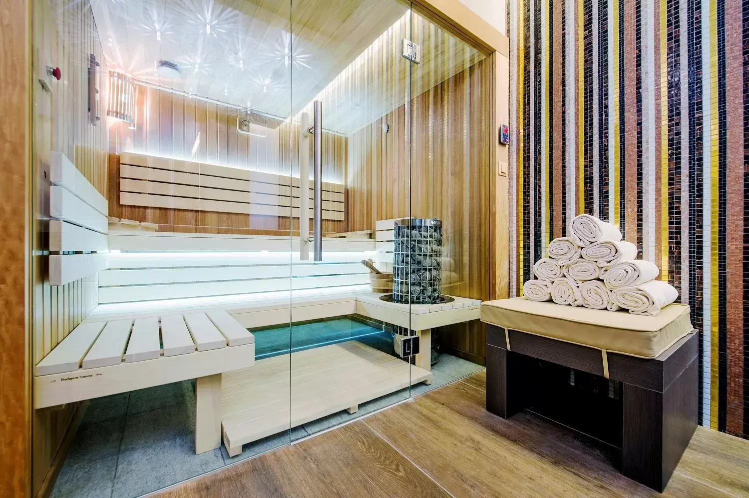 Sauna in Prestige Hotel Budapest