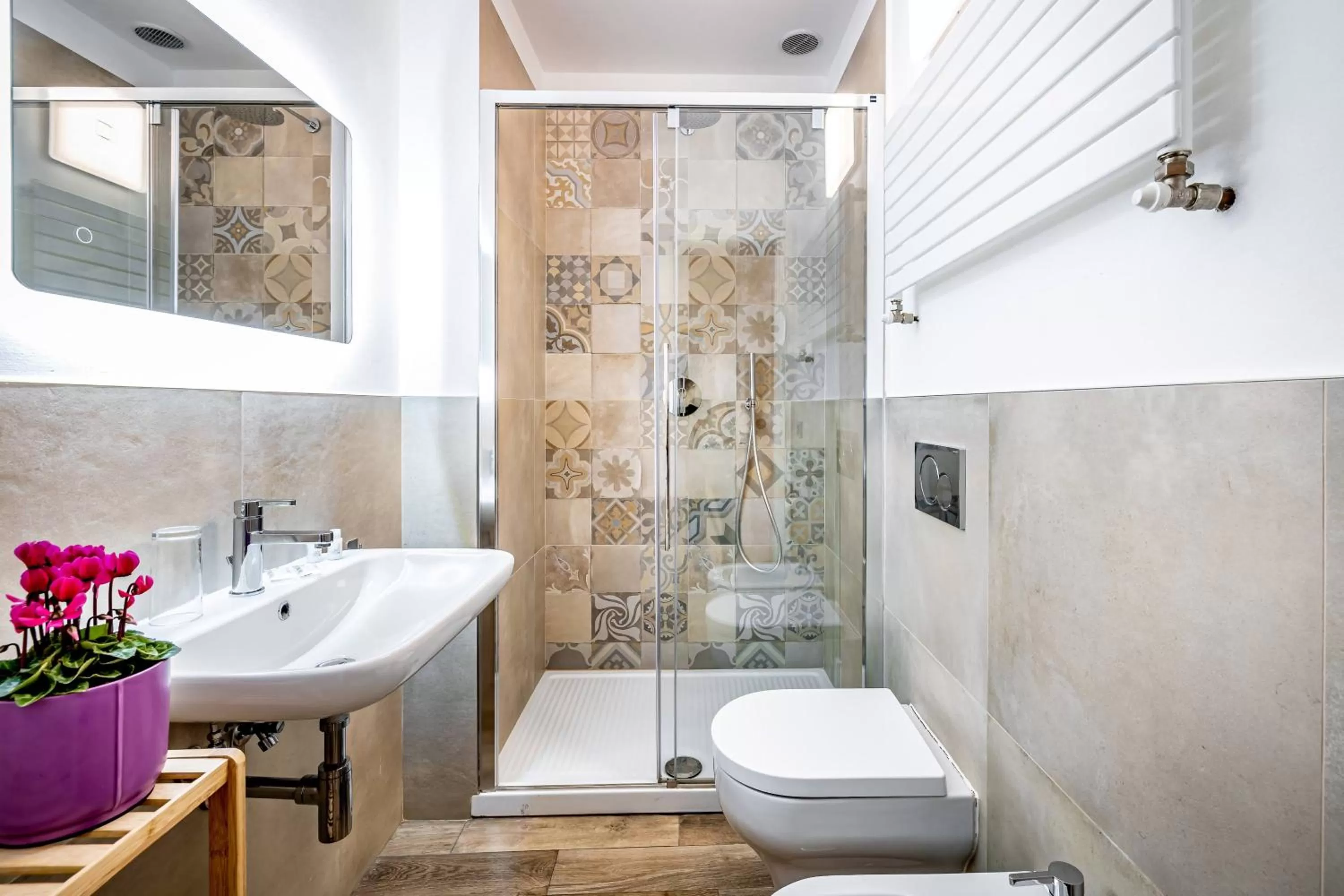 Shower in B&B Lorenzo de' Medici