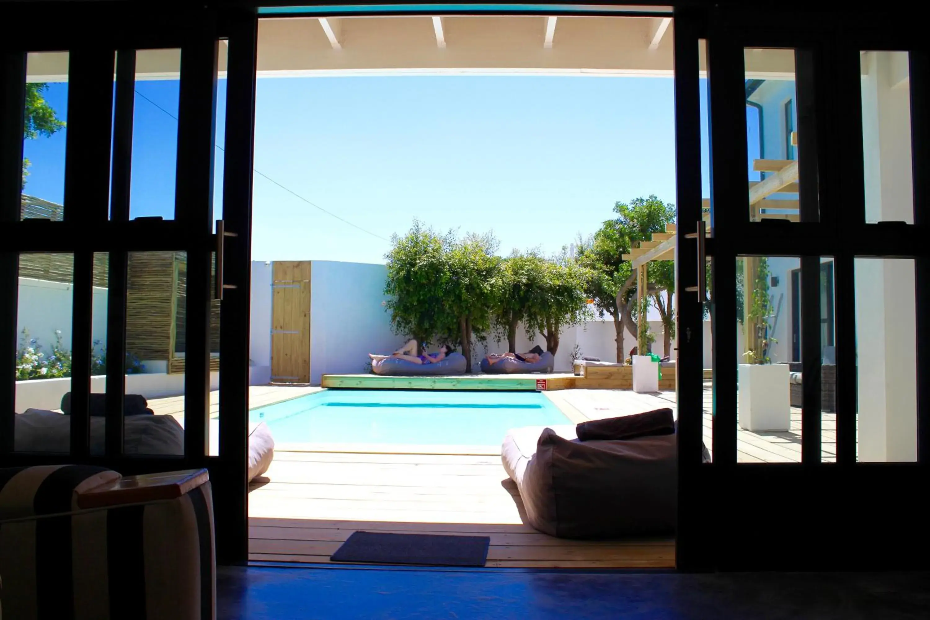 Patio, Swimming Pool in Whale Rock Luxury Lodge