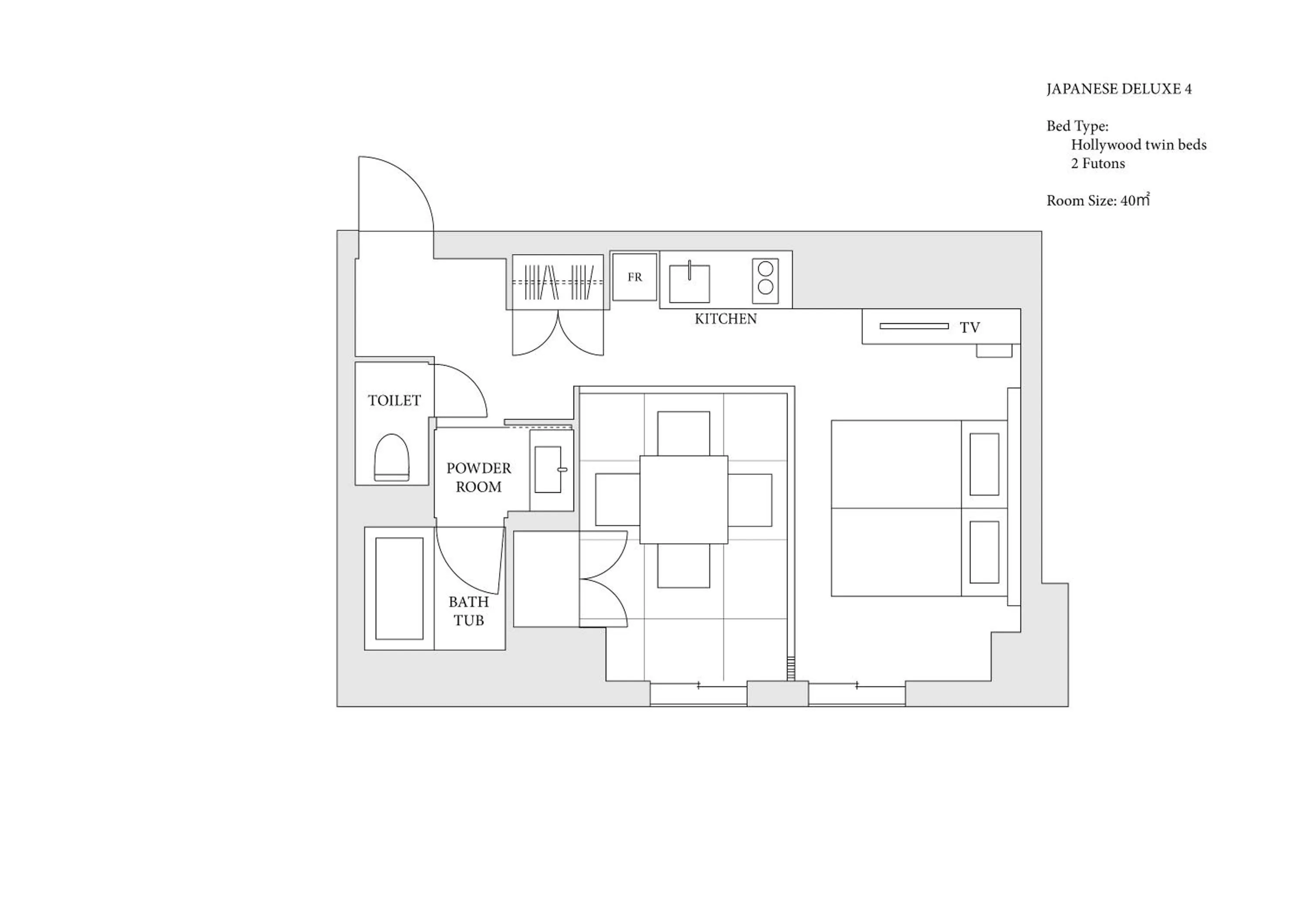 Japanese Apartment in MIMARU Tokyo Akasaka