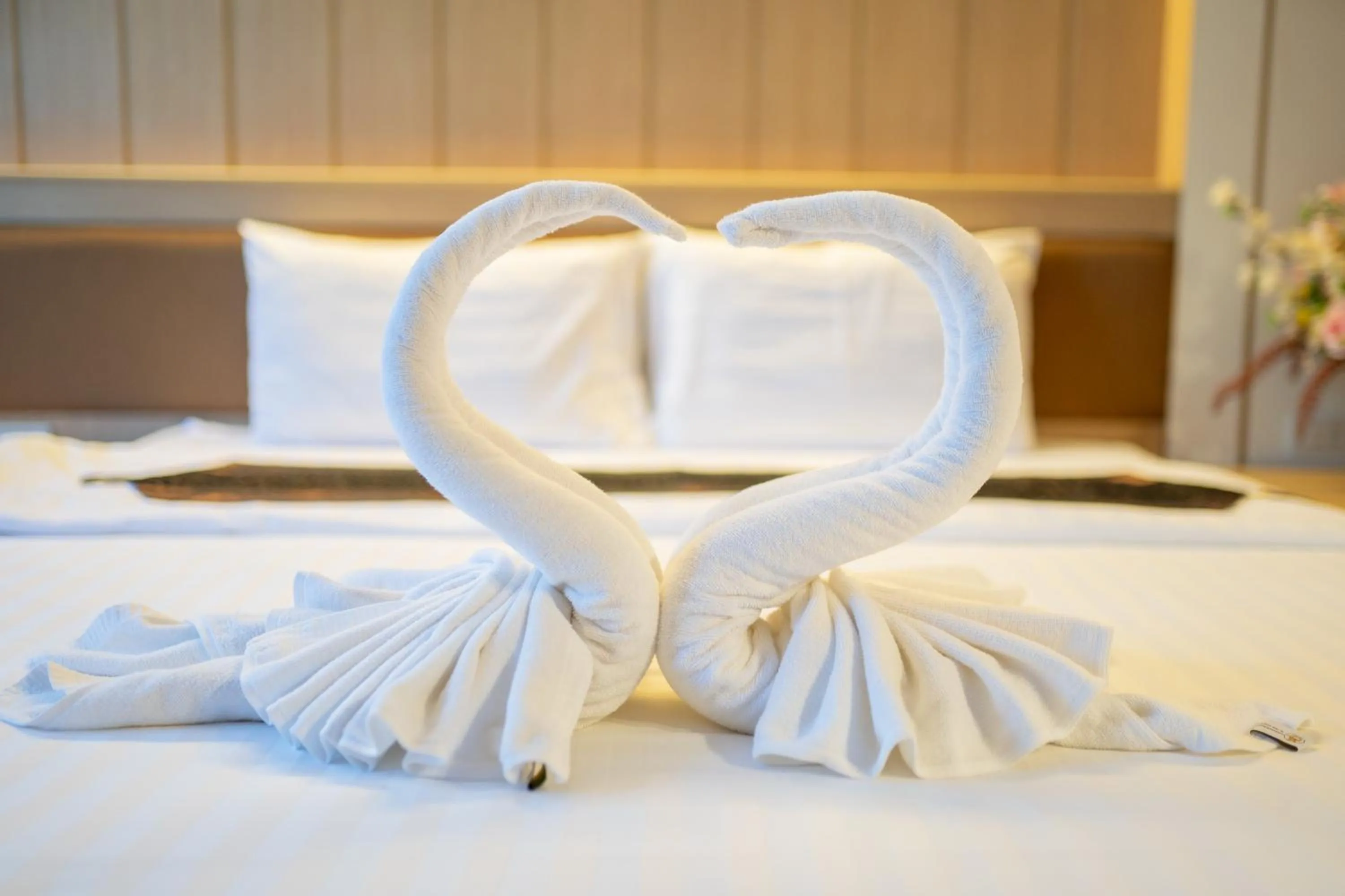 Bed in Chawalun Resort