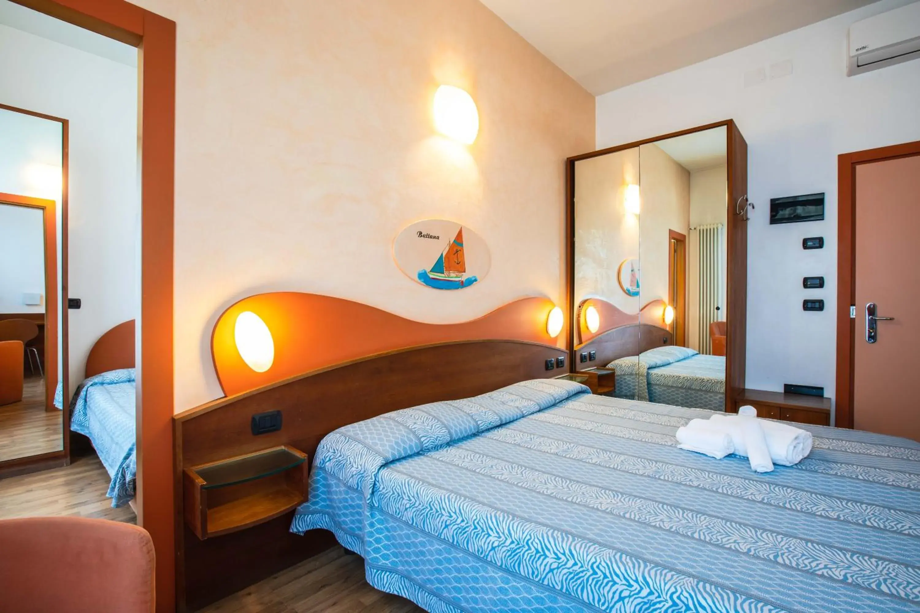 Bed in Miramare Hotel Ristorante Convegni