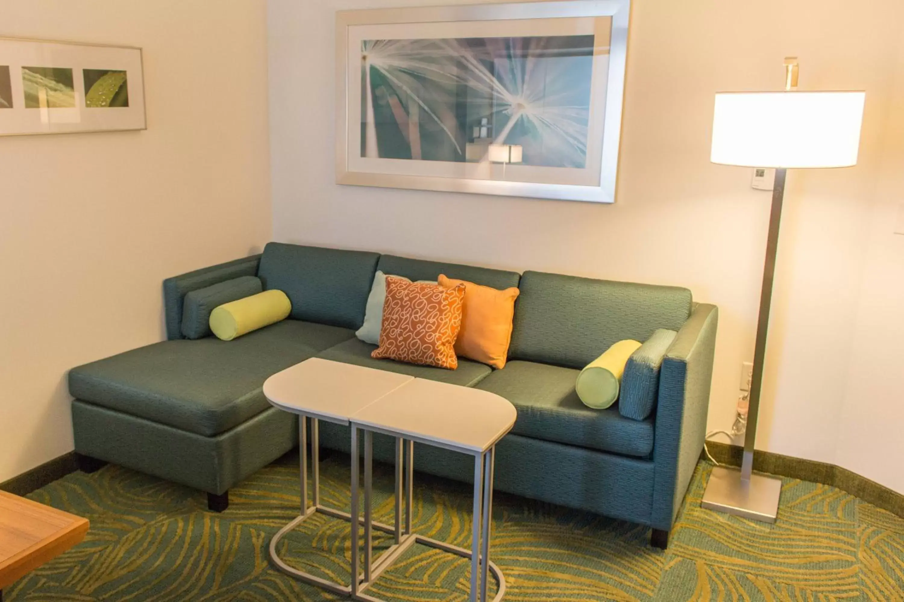 Living room, Seating Area in SpringHill Suites by Marriott Sumter