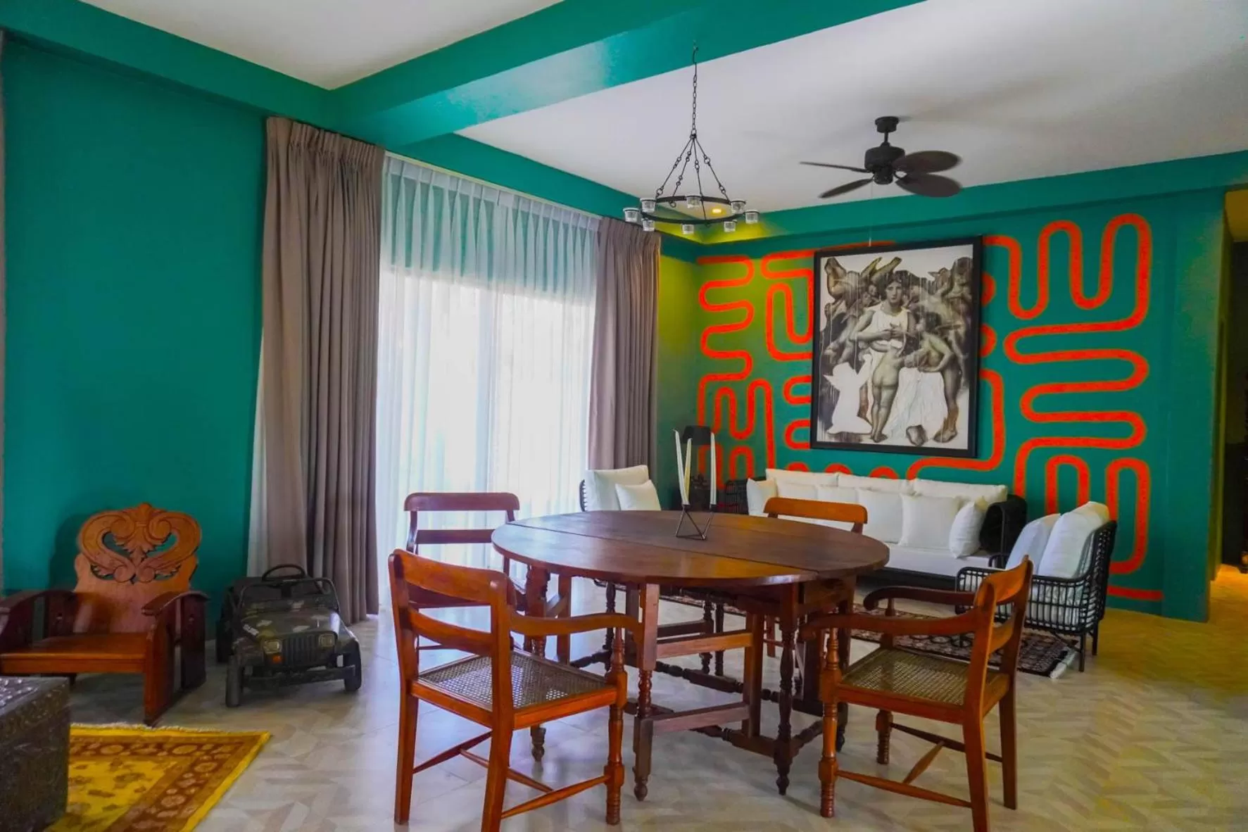 Kitchen or kitchenette in UNWND Boutique Hotel Dumaguete