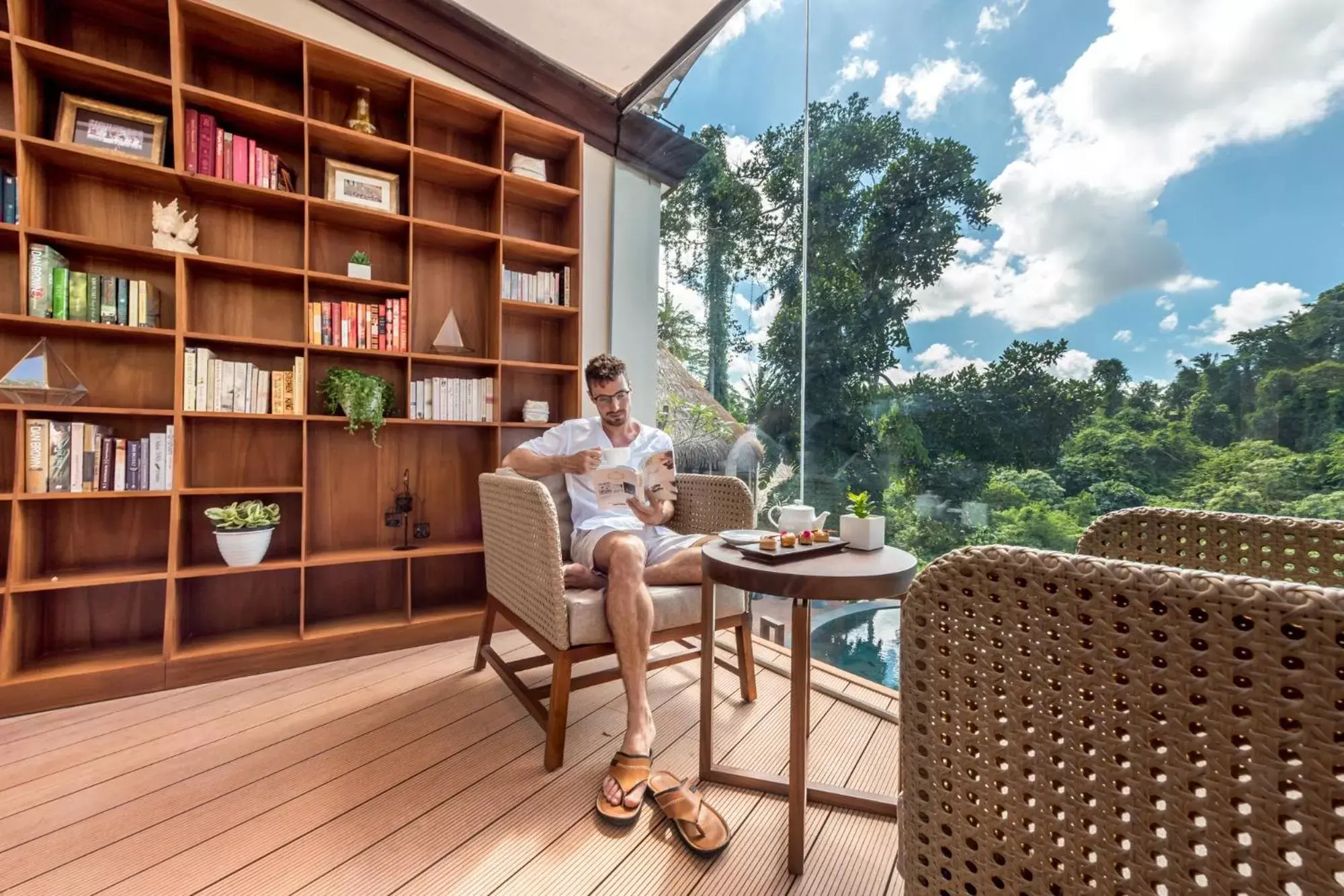 Library in Tanadewa Resort & Spa Ubud