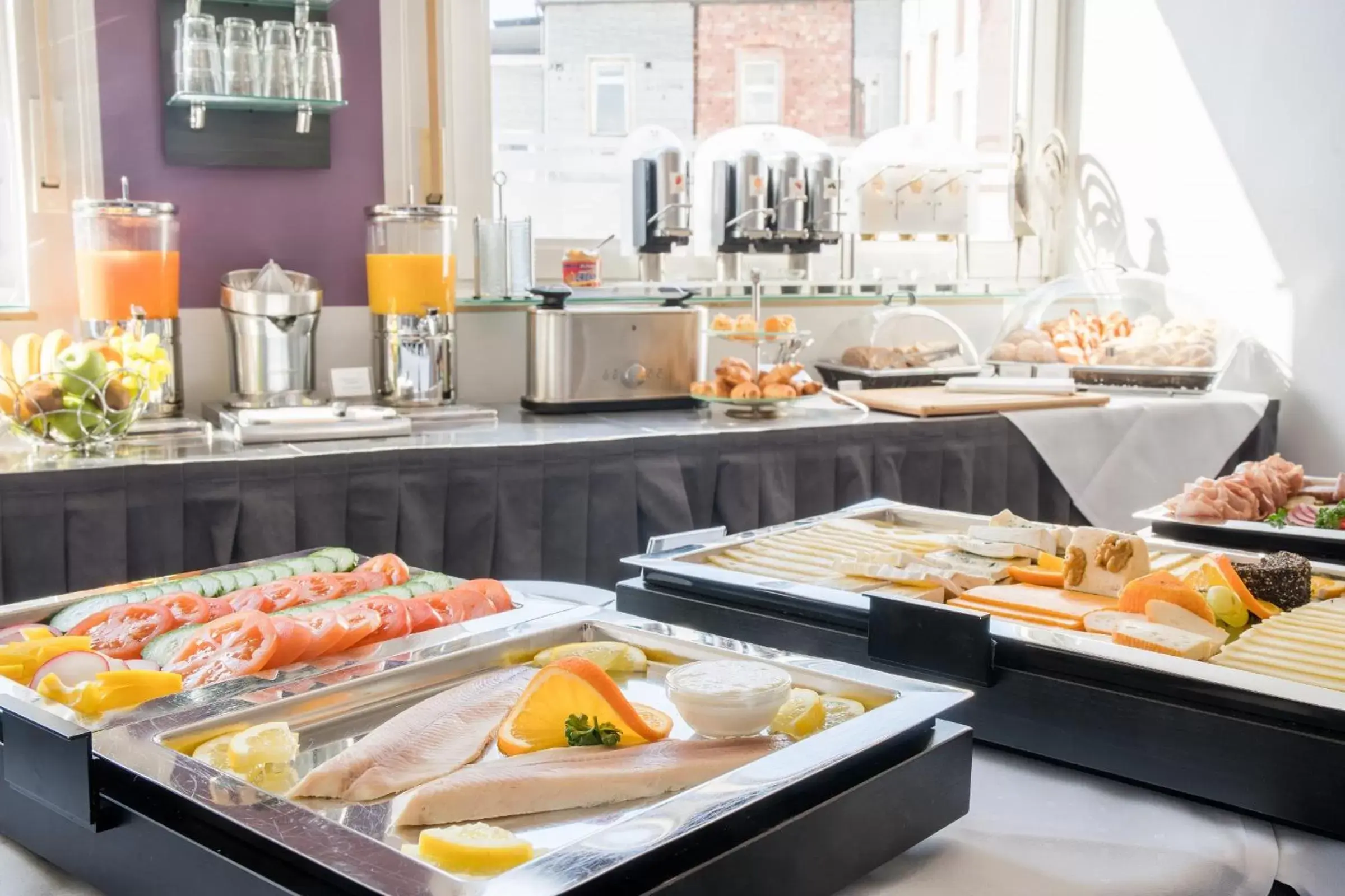 Buffet breakfast, Food in Best Western City Hotel Pirmasens