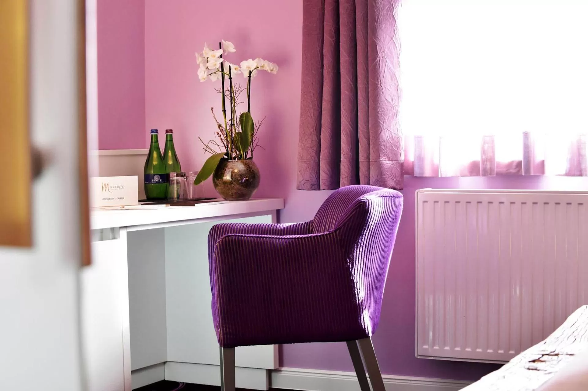 Decorative detail in MOMENTS Boutique Hotel