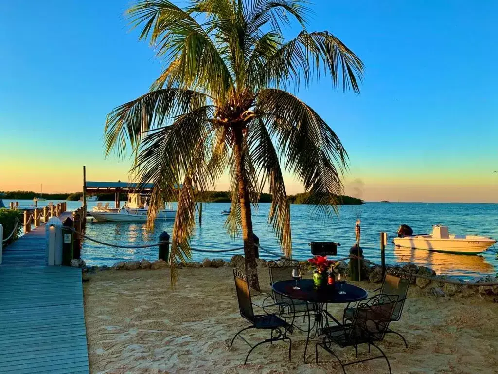 BBQ facilities, Beach in Coconut Palm Inn