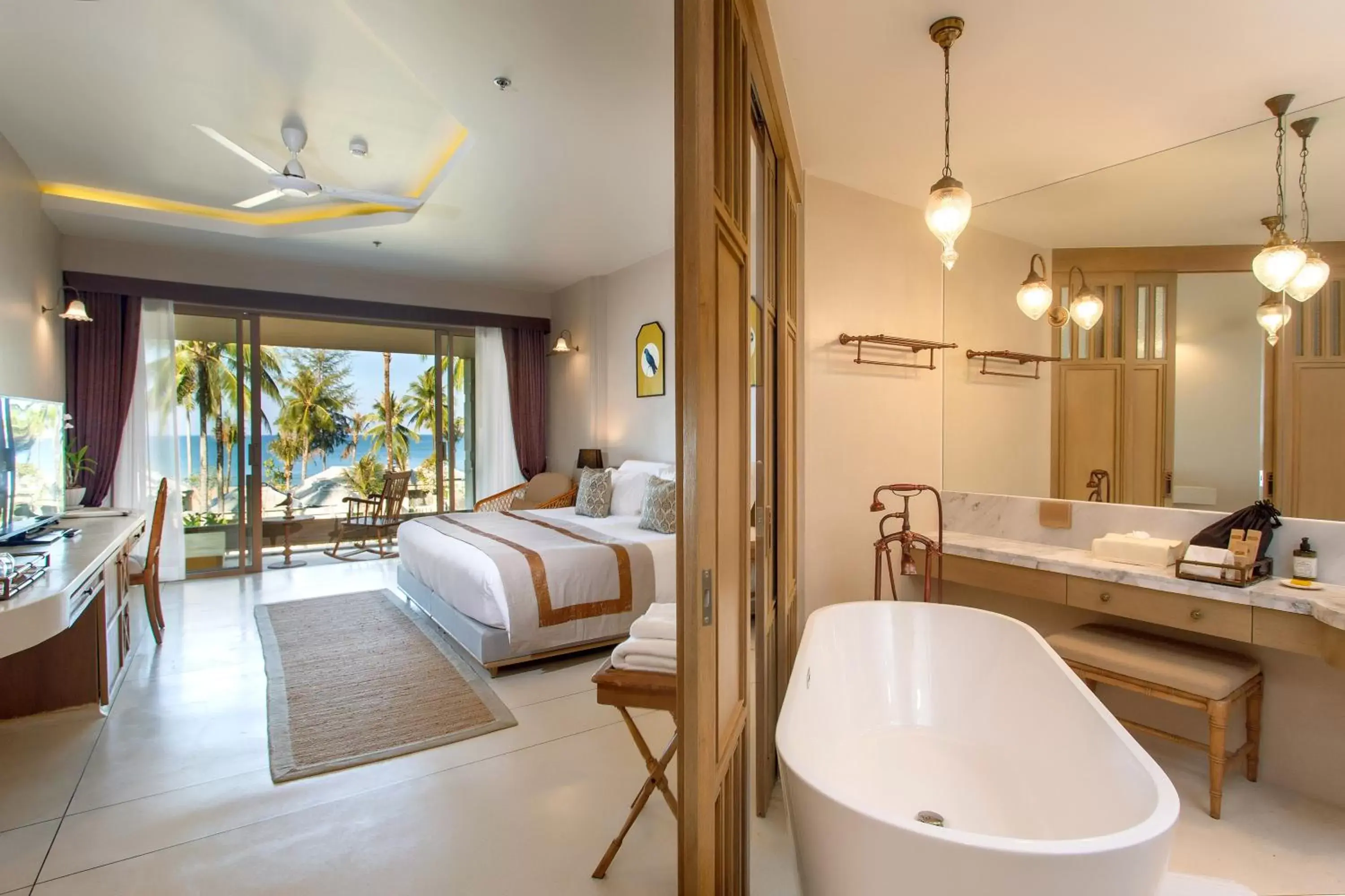 Bathroom in Devasom Khao Lak Beach Resort & Villas