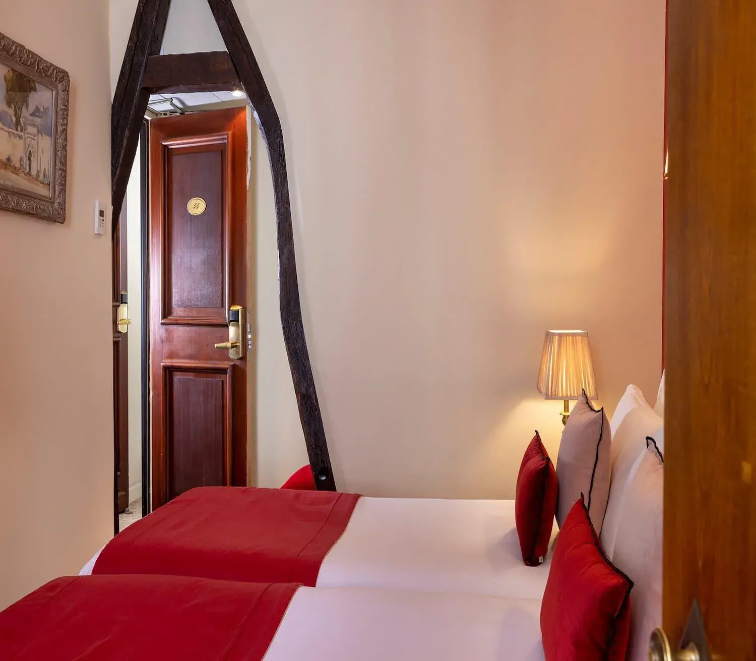 Bedroom, Bed in Hotel Des Marronniers