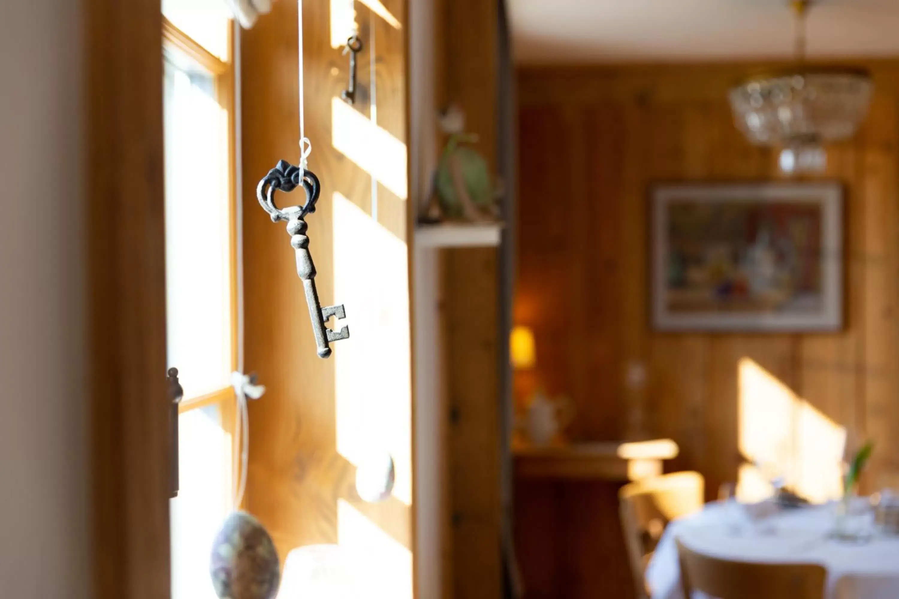 Decorative detail, Bathroom in Gasthof zum Schlüssel