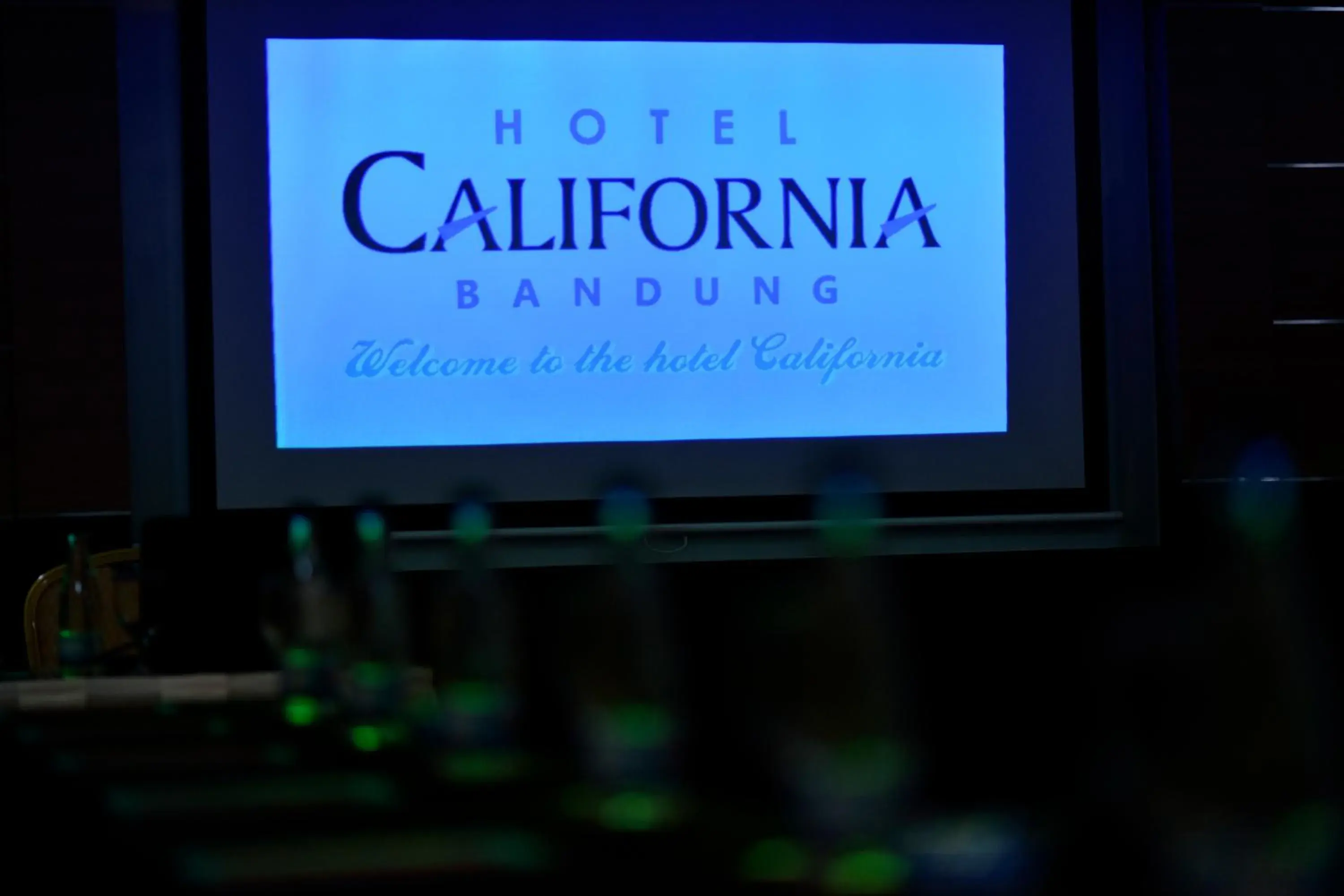 Logo/Certificate/Sign in California Hotel Bandung