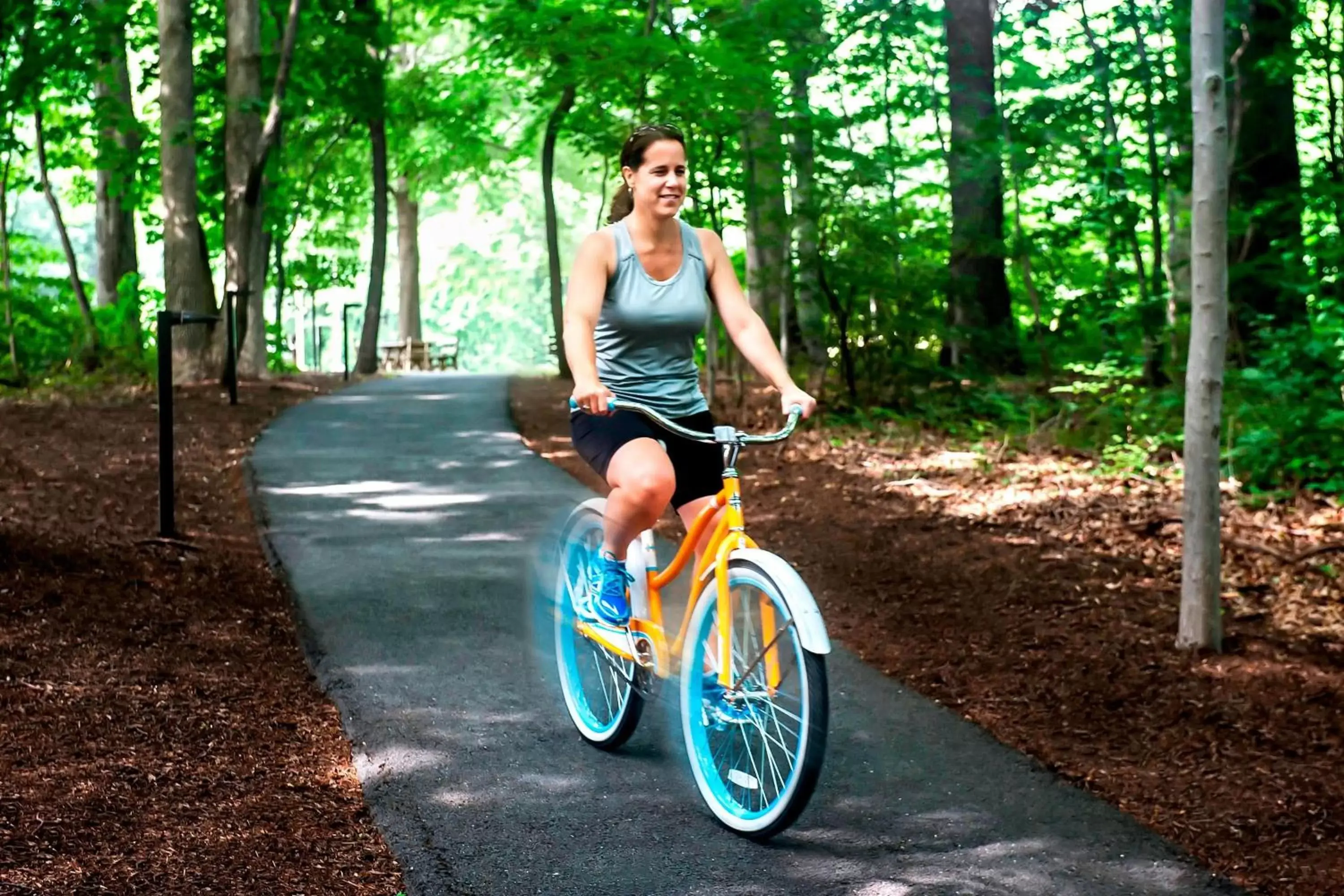 Fitness centre/facilities, Biking in Princeton Marriott at Forrestal