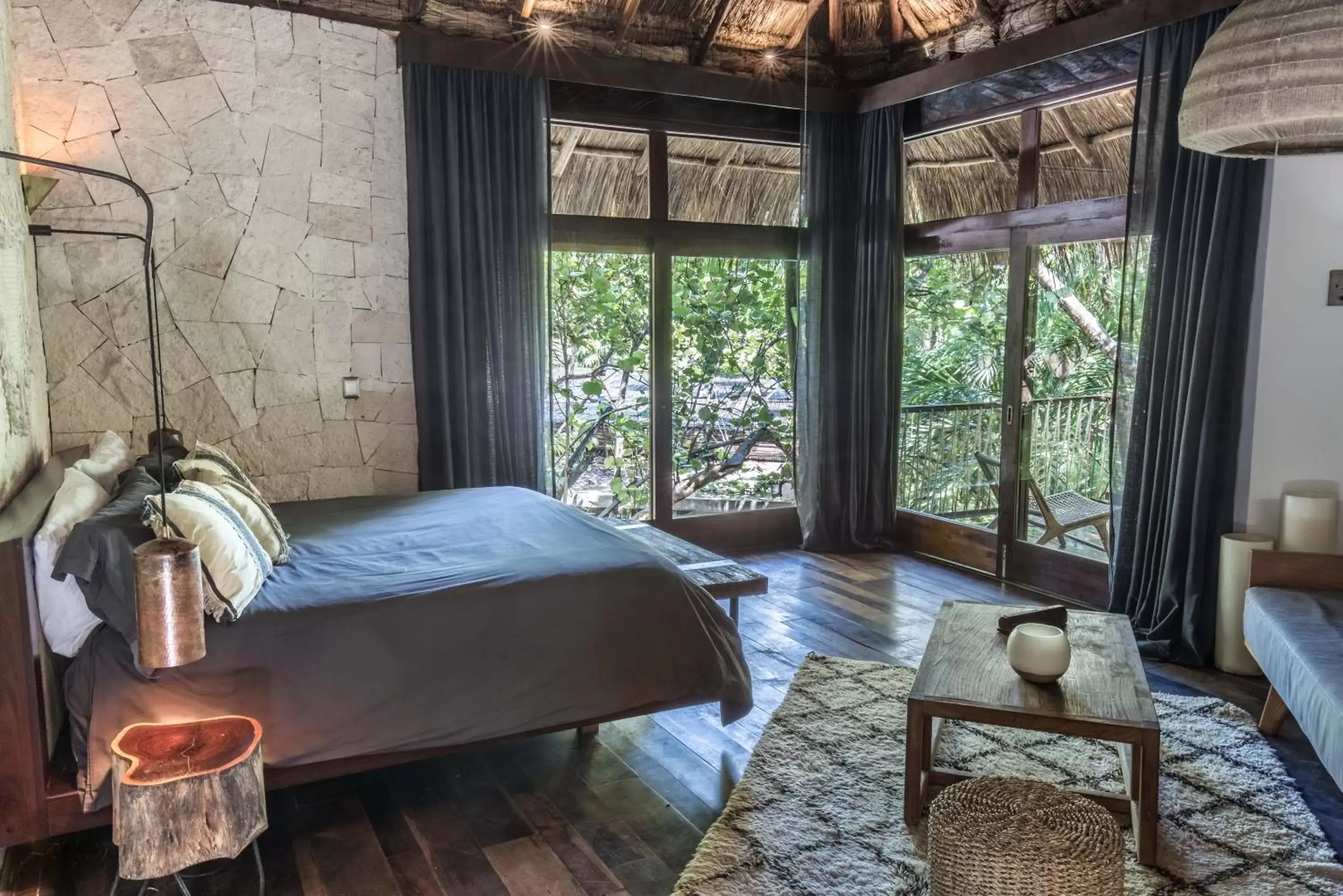 Bed in Be Tulum Beach & Spa Resort