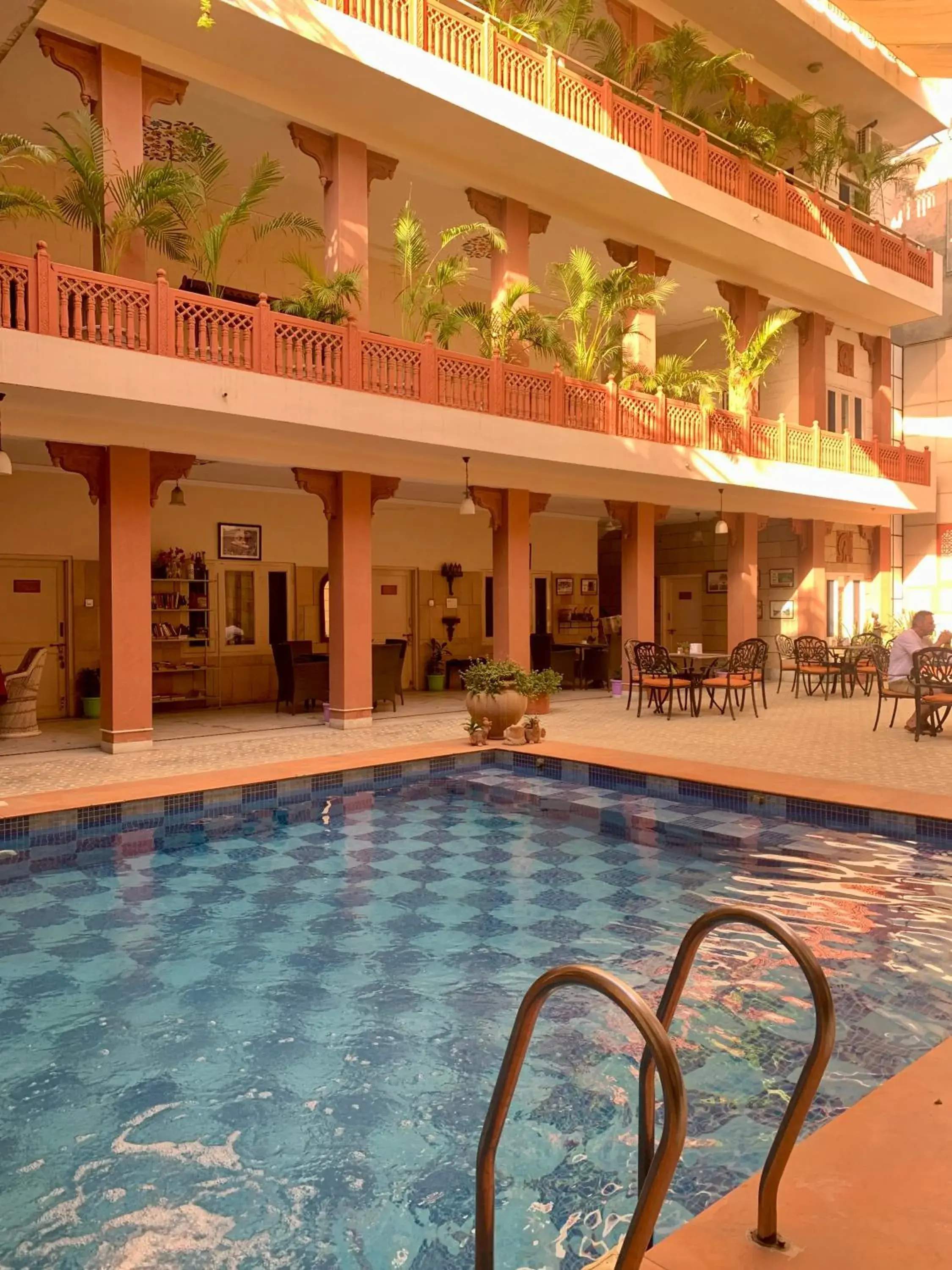 Pool view, Swimming Pool in Suryaa Villa Jaipur - A Boutique Heritage Haveli