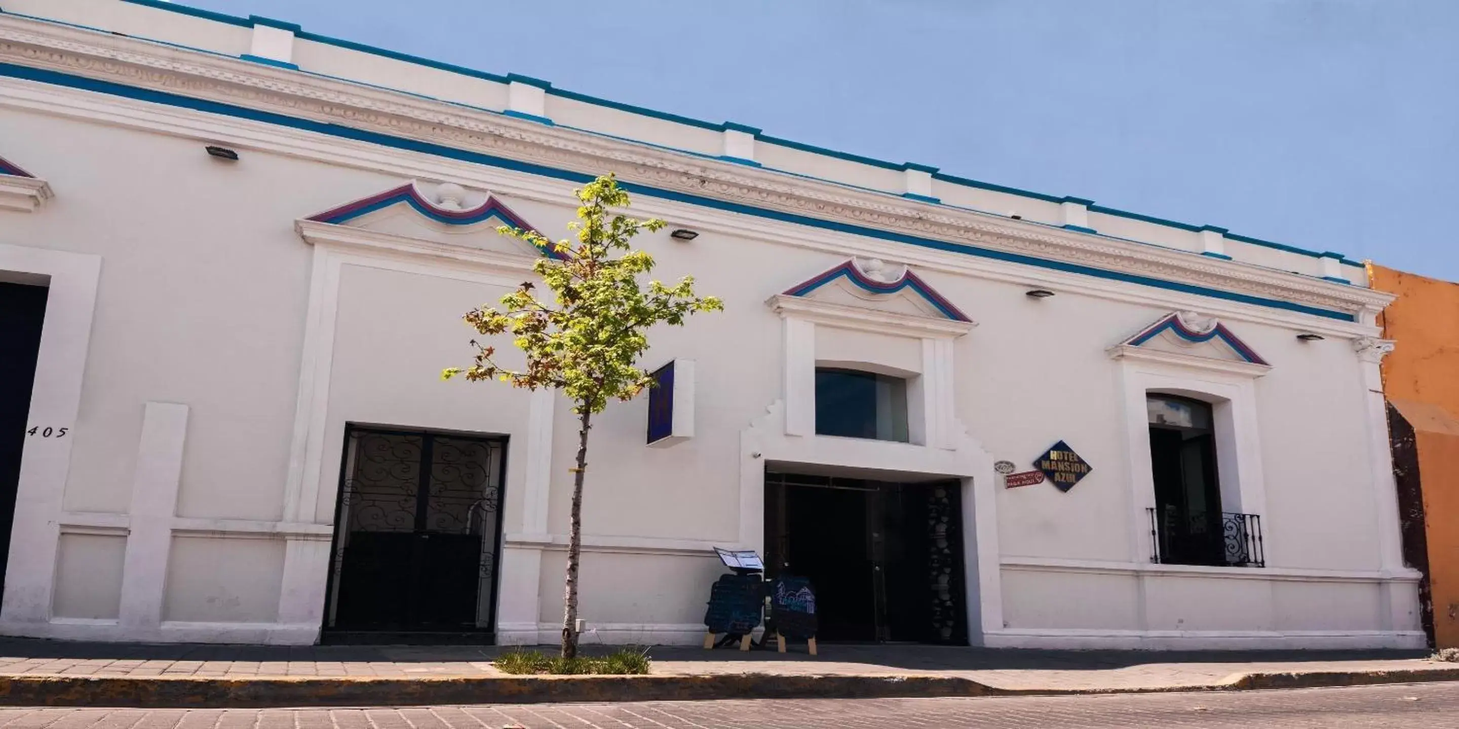 Facade/entrance, Property Building in Mansion Azul Cholula