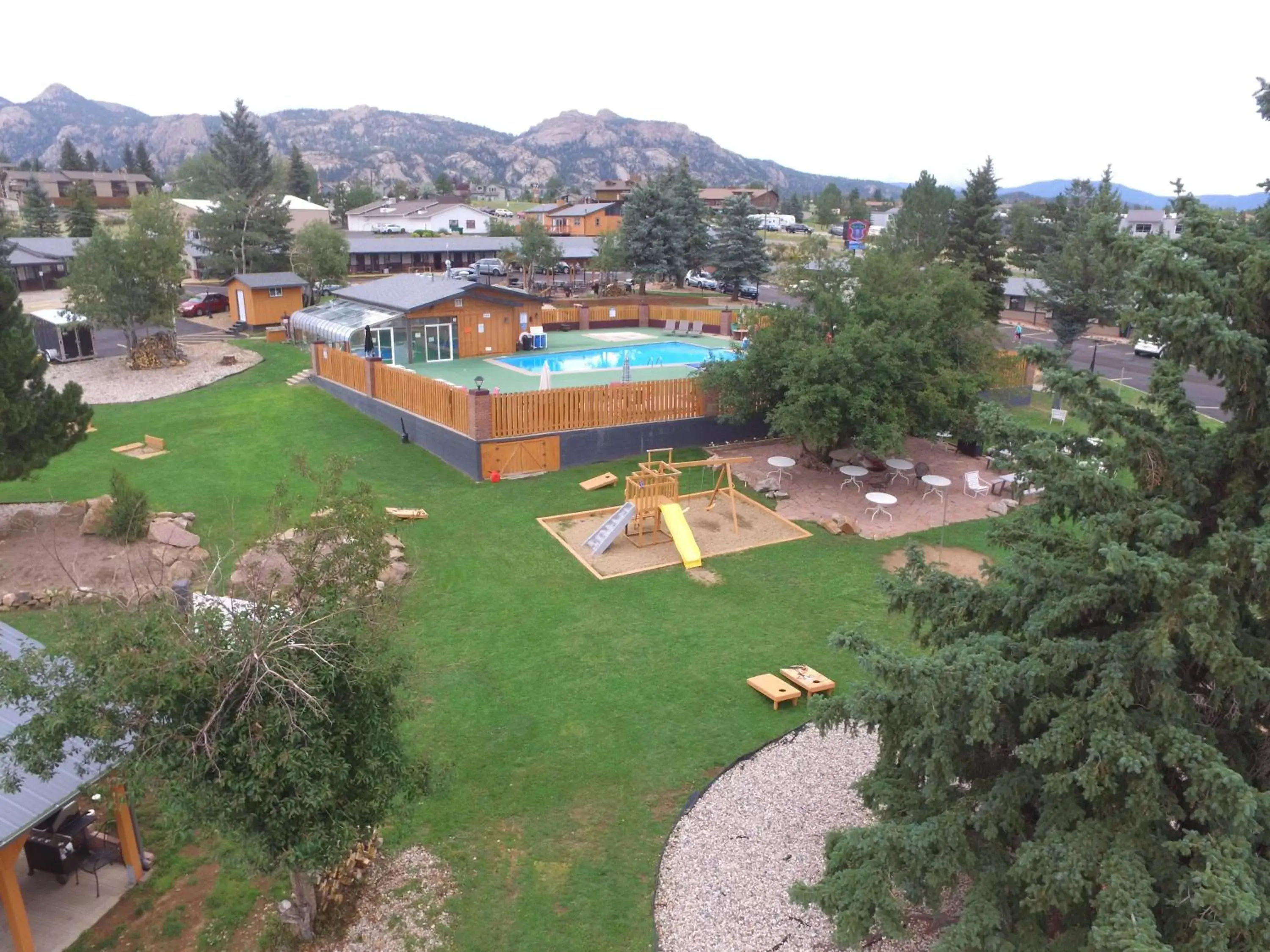 Bird's eye view, Pool View in Murphy's Resort