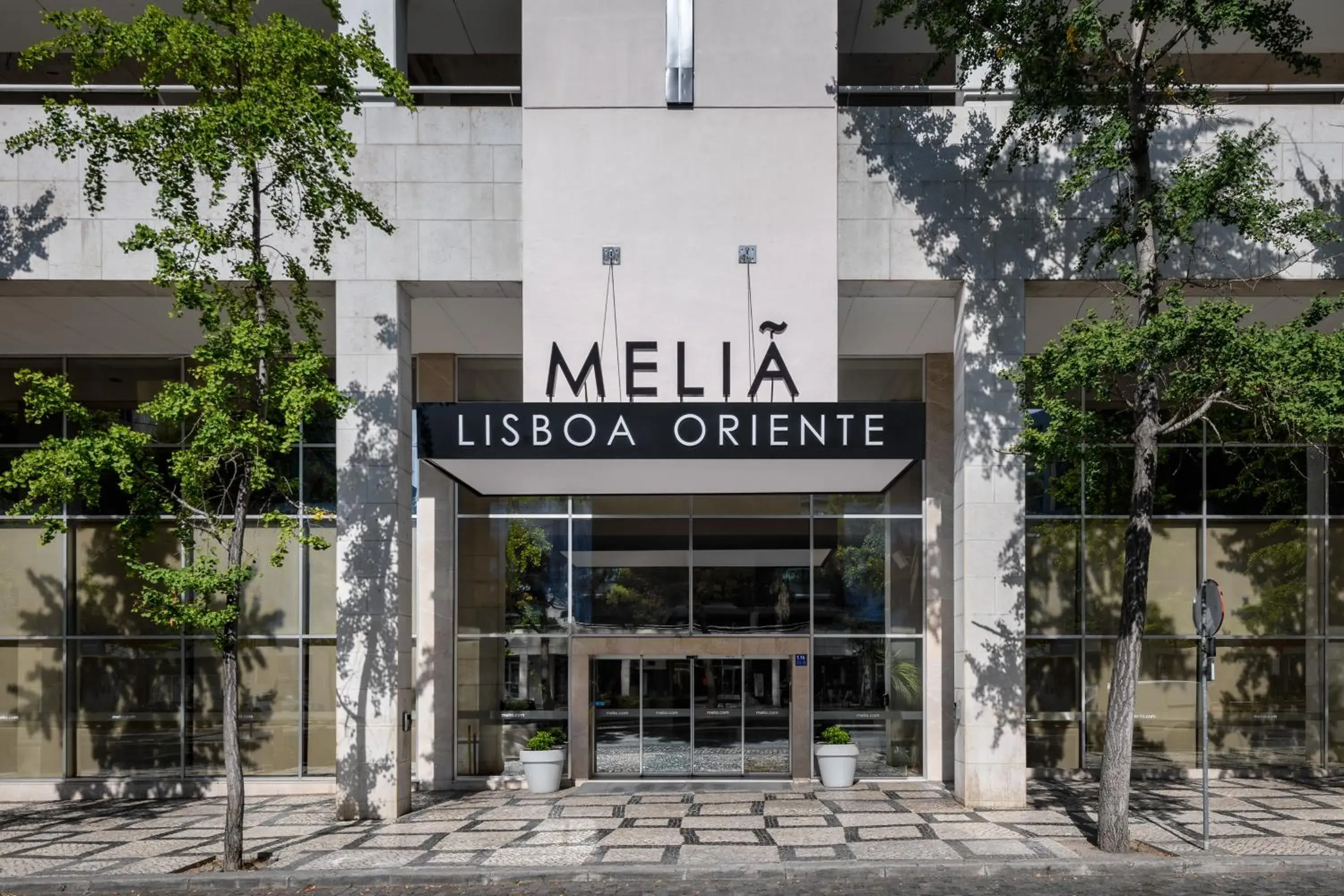 Property building in Melia Lisboa Oriente Hotel
