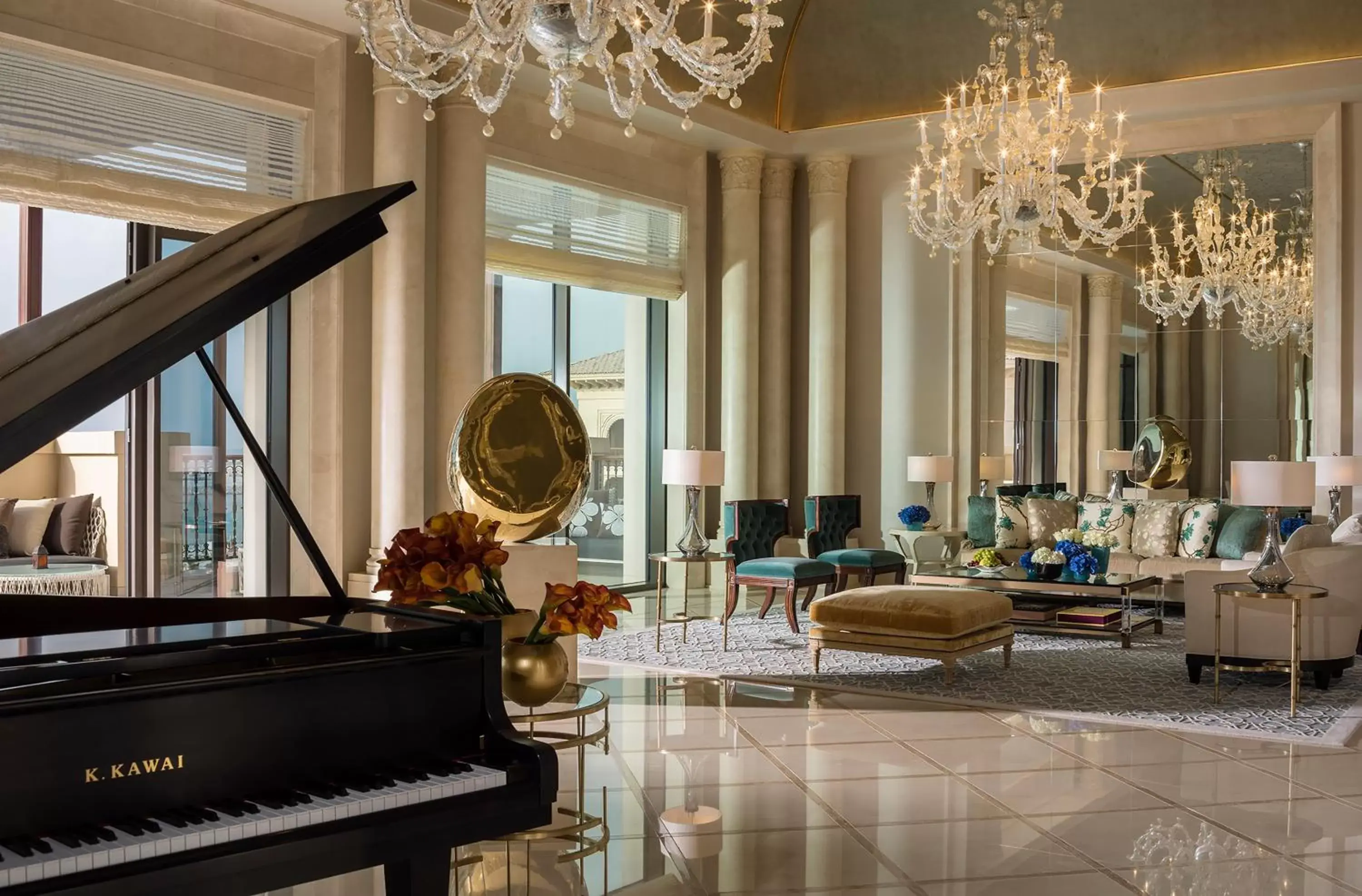 Living room, Lobby/Reception in Four Seasons Resort Dubai at Jumeirah Beach