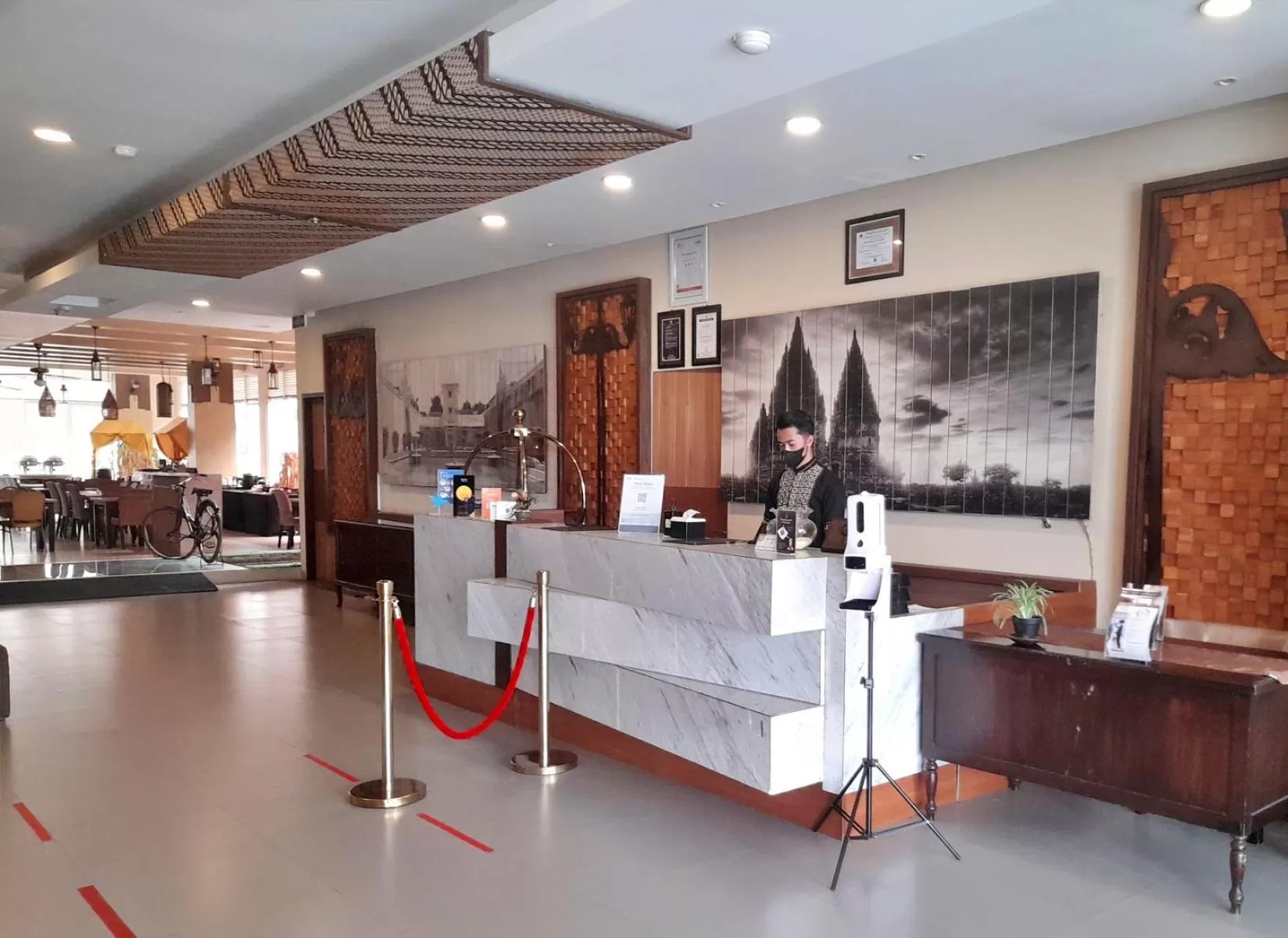 Lobby or reception in LAMORA Sagan Yogyakarta - formerly H Boutique Yogyakarta