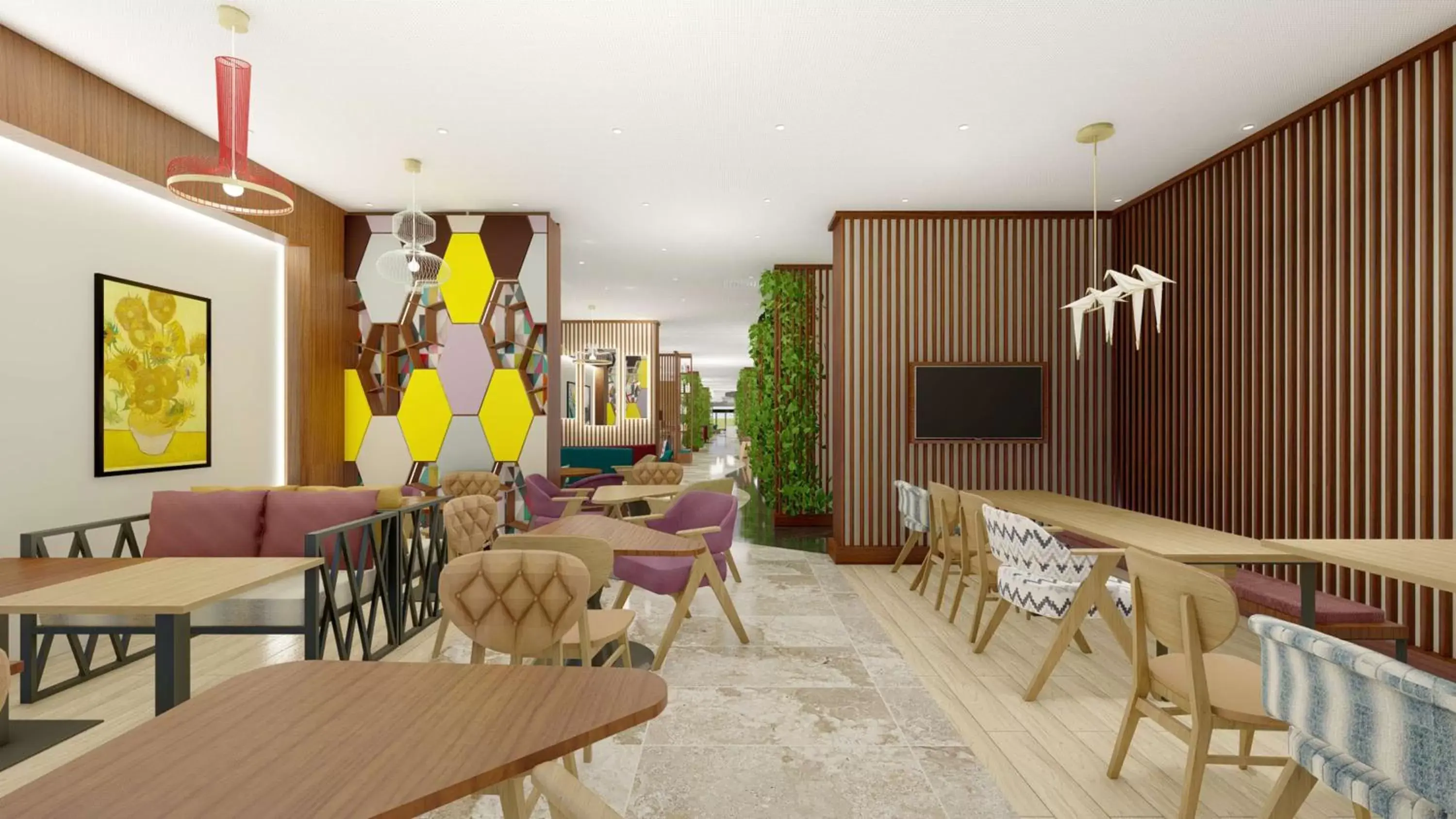 Dining area in Hampton By Hilton Istanbul Airport, Arnavutkoy
