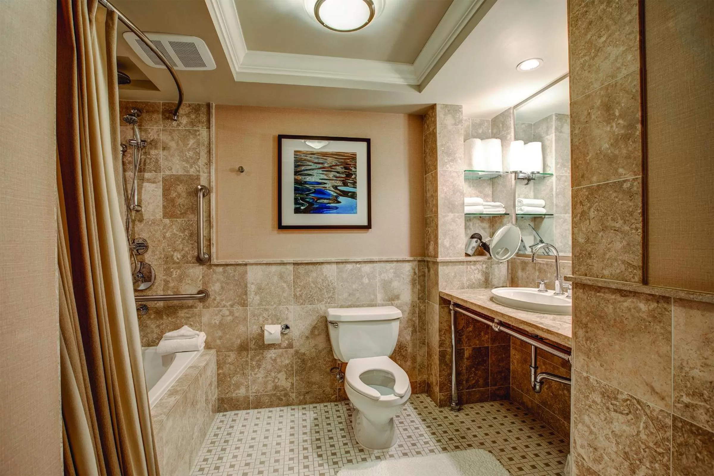 Shower in The Woodmark Hotel & Still Spa on Lake Washington