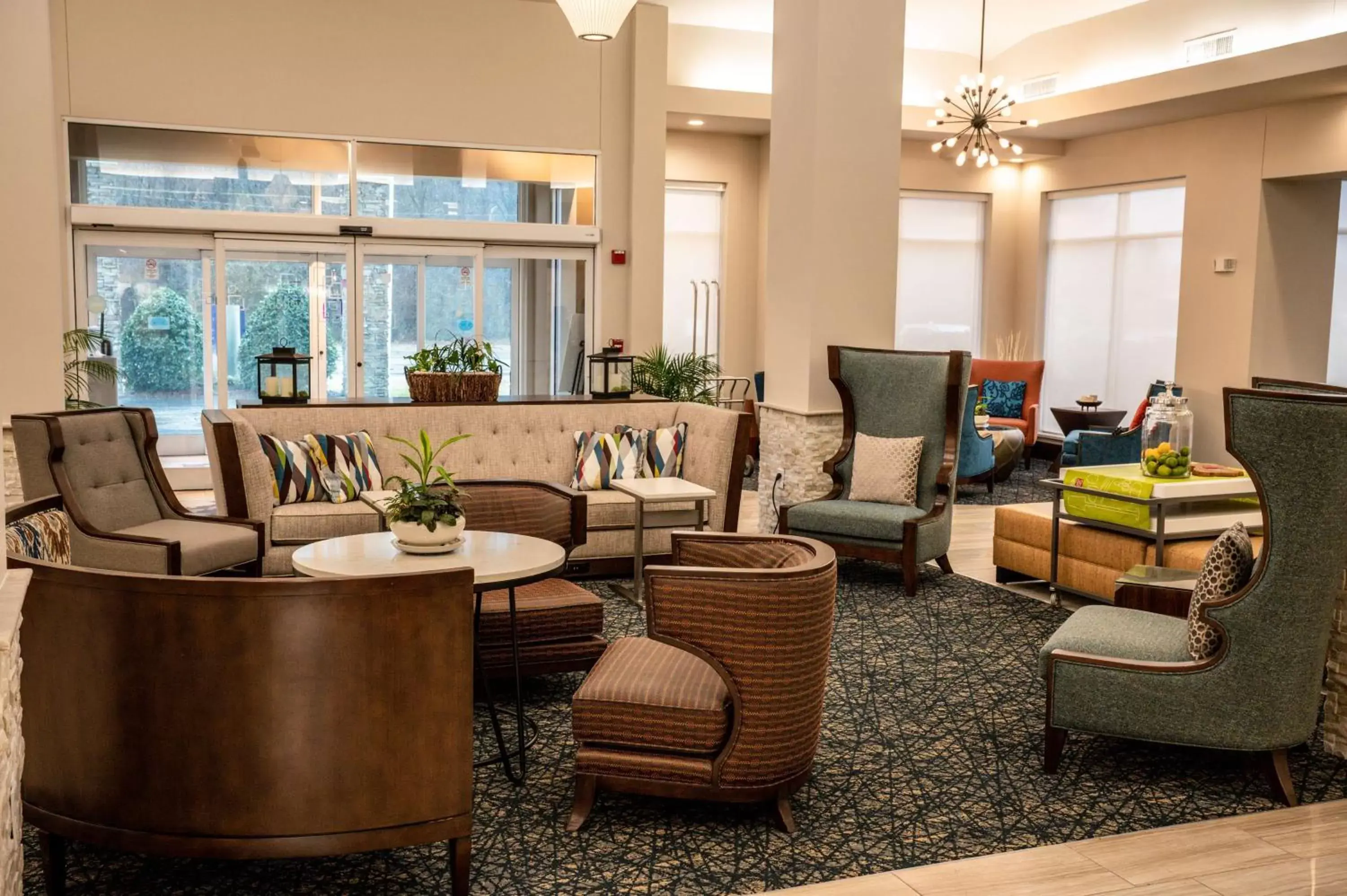 Lobby or reception, Lounge/Bar in Hilton Garden Inn Fayetteville/Fort Bragg