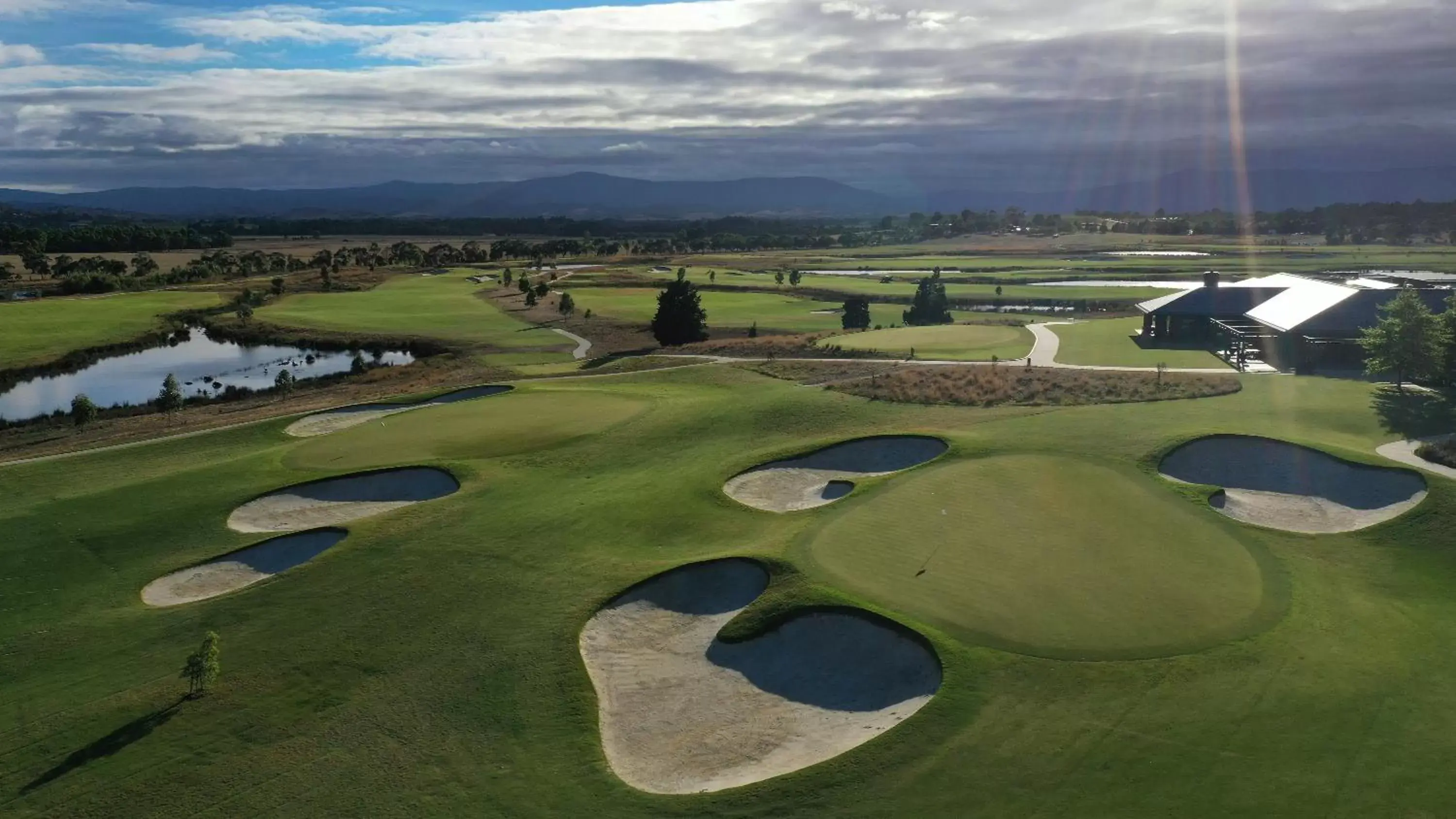 Off site, Bird's-eye View in Chateau Yering Hotel