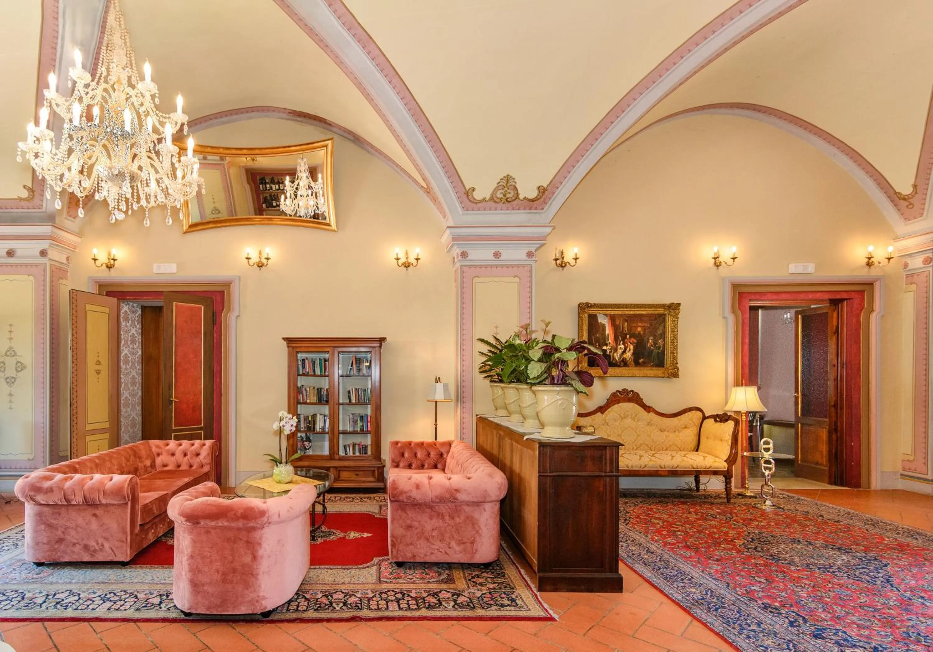 Lobby or reception in Hotel Villa San Michele