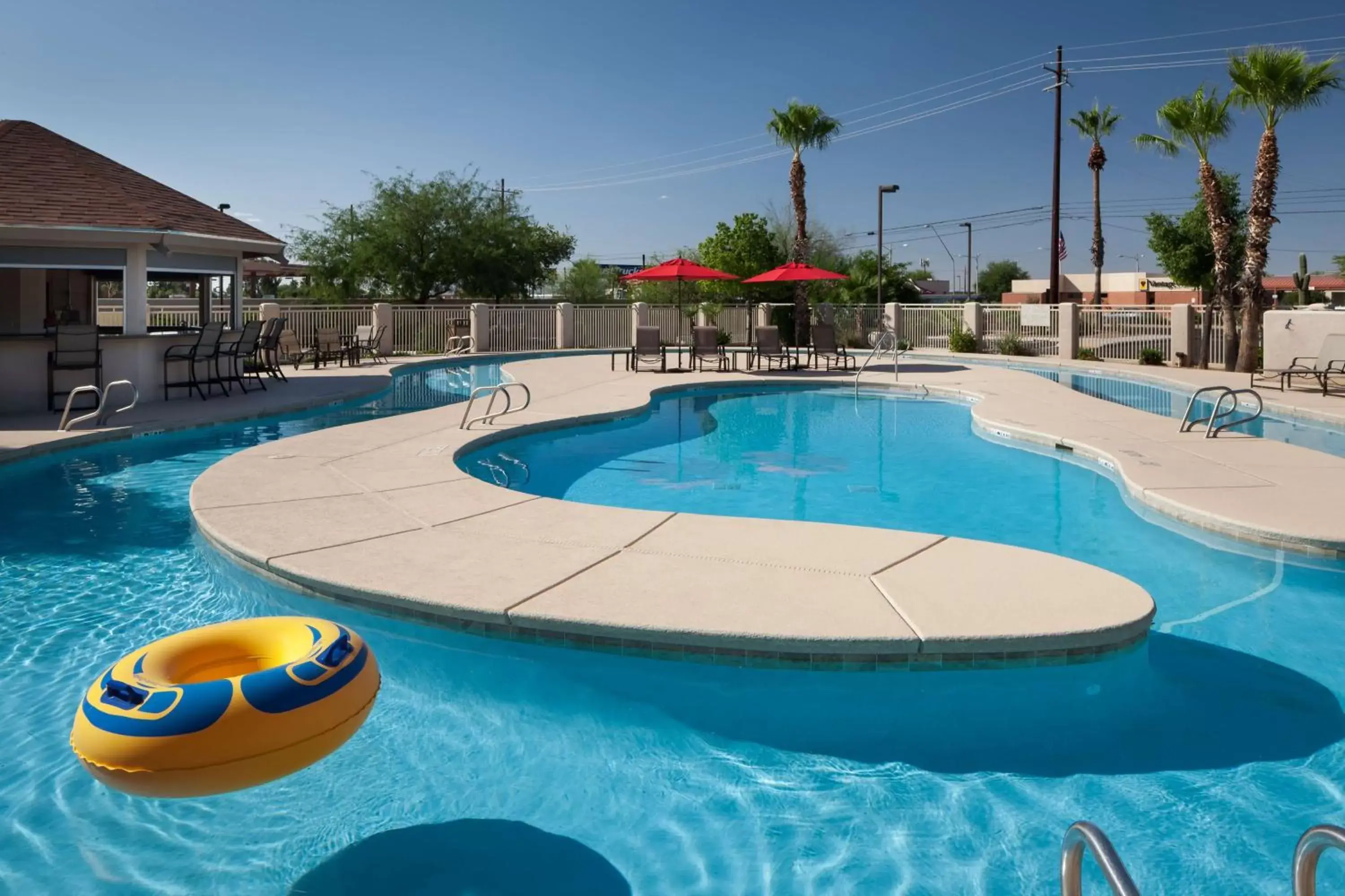 Pool view, Swimming Pool in Hilton Garden Inn Tucson Airport