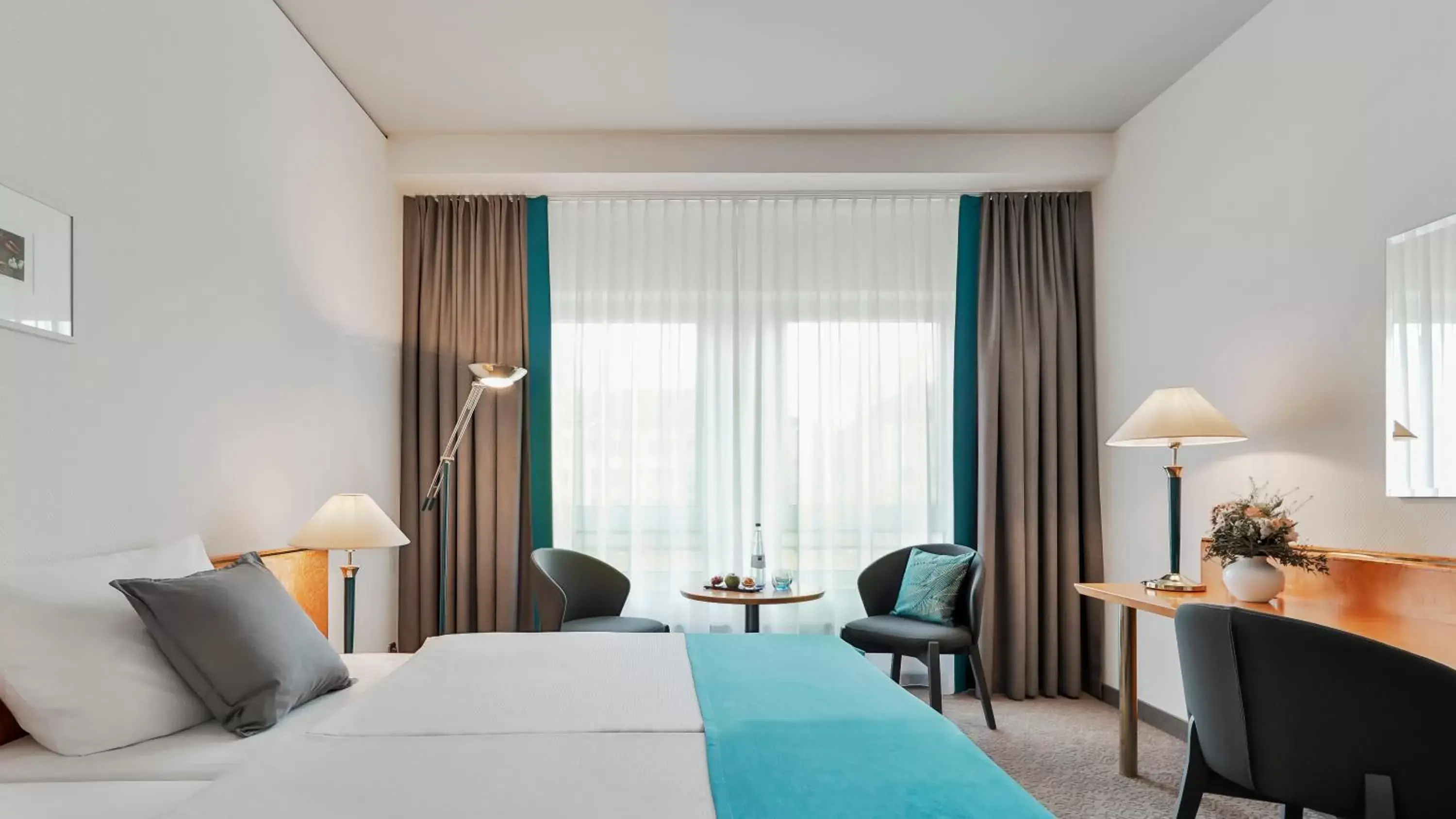 Photo of the whole room, Bed in Dorint Hotel Dresden