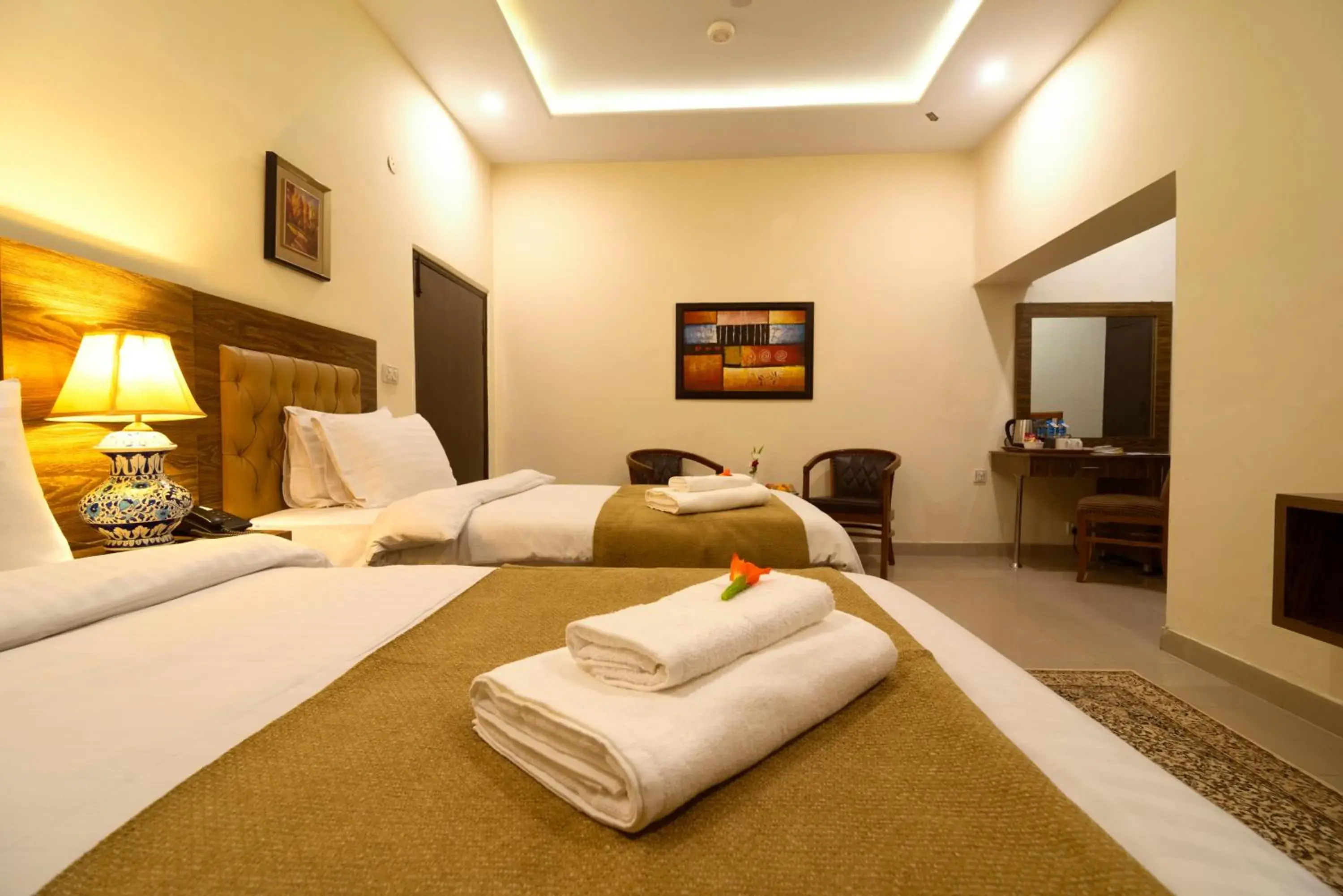 Photo of the whole room, Bed in Hotel One Lalazar Multan