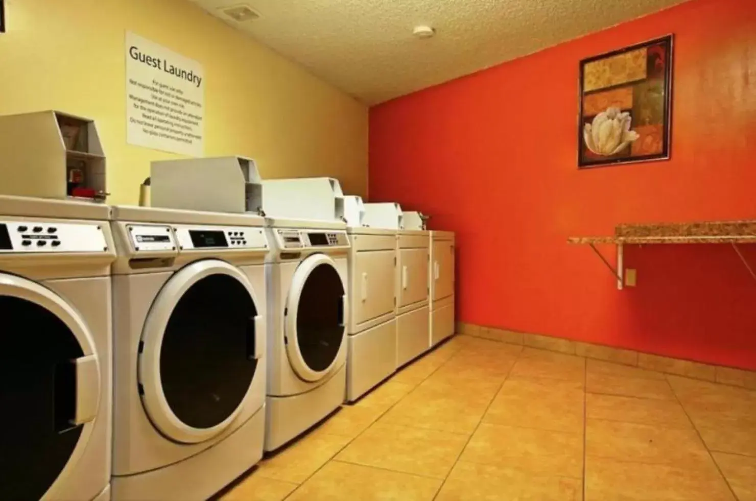 laundry in Clarion Hotel Rock Springs Wyoming