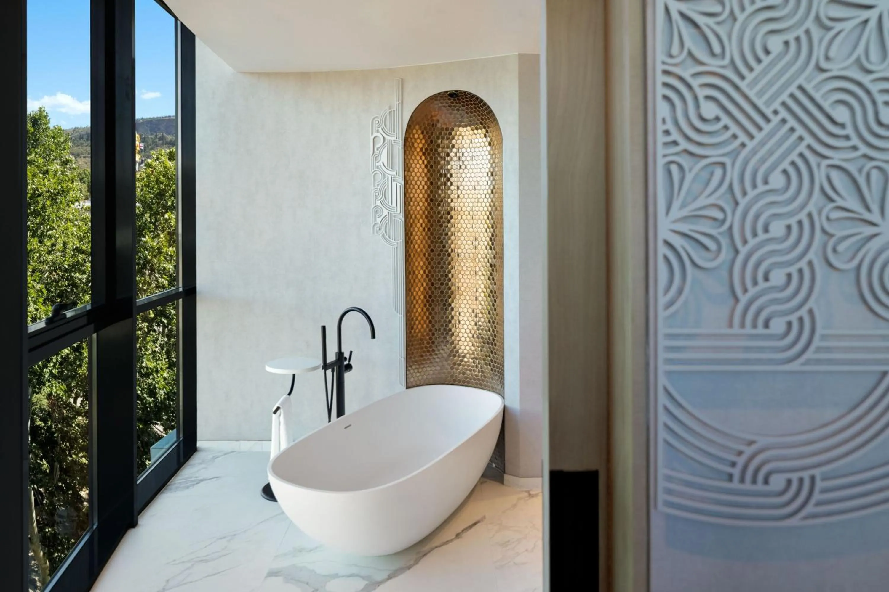 Bathroom in Paragraph Freedom Square, a Luxury Collection Hotel, Tbilisi