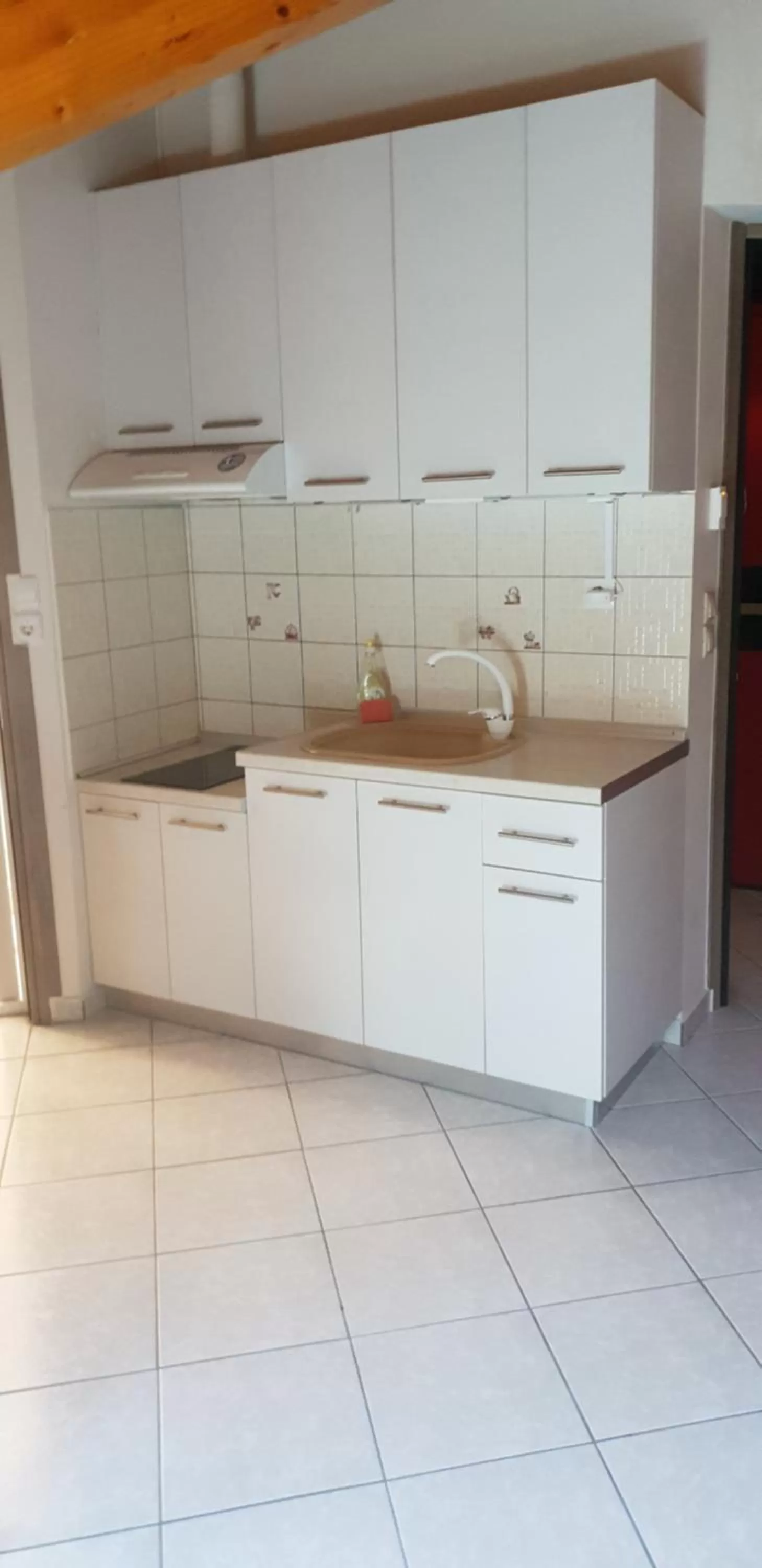 Kitchen or kitchenette in Alexia's Apartments