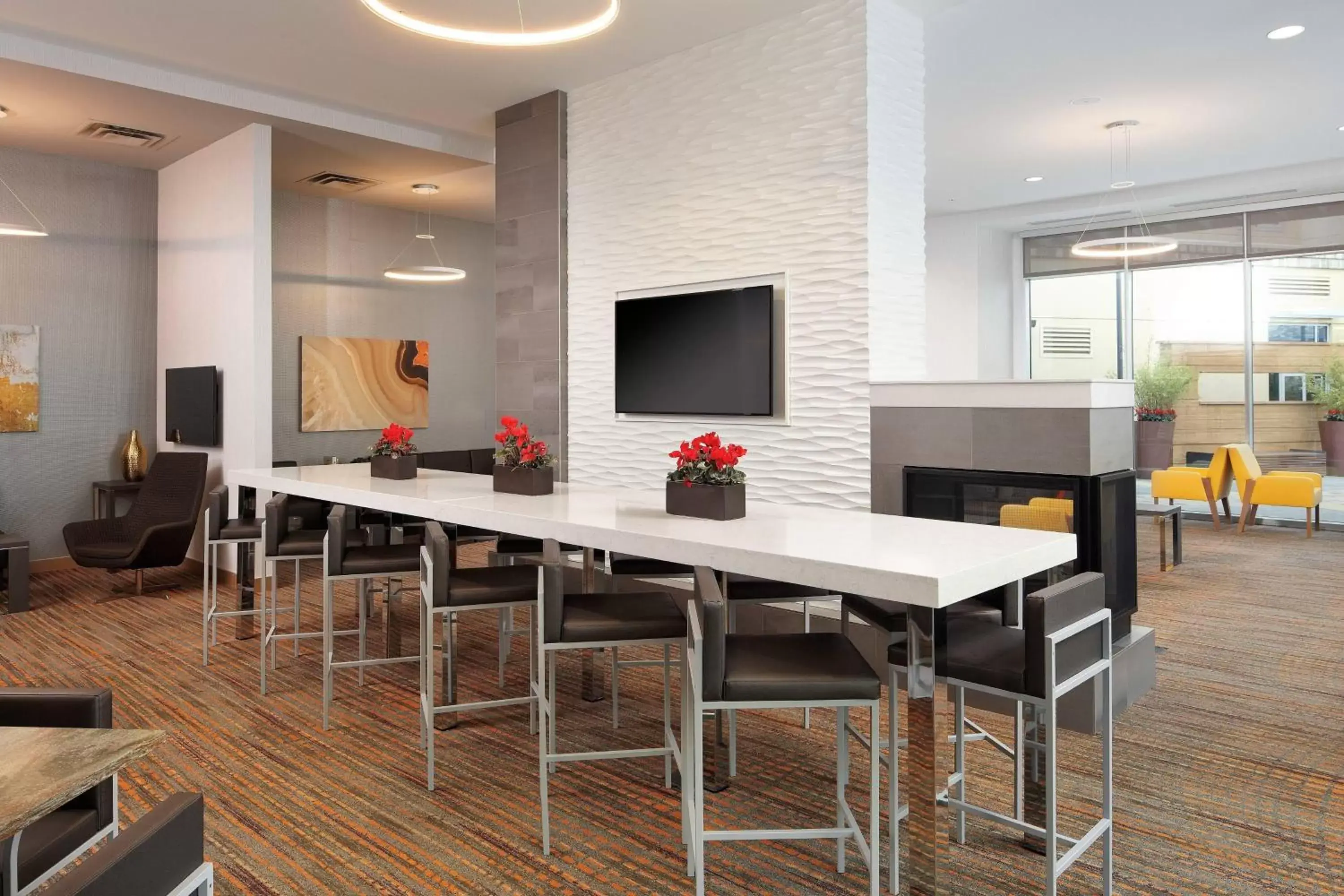 Restaurant/places to eat, Dining Area in Residence Inn by Marriott San Jose Cupertino