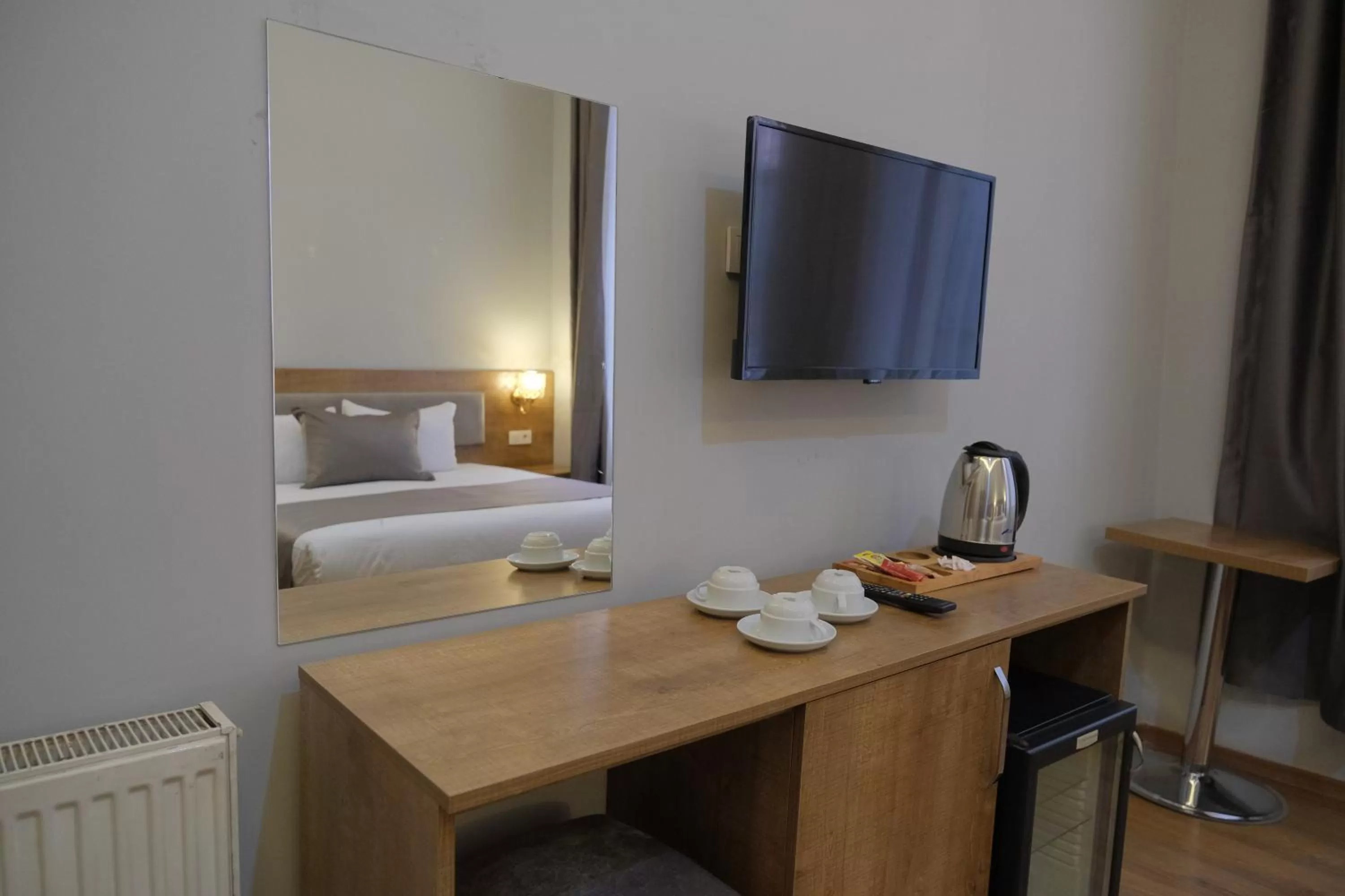 TV and multimedia, Bed in Adamantides Hotel