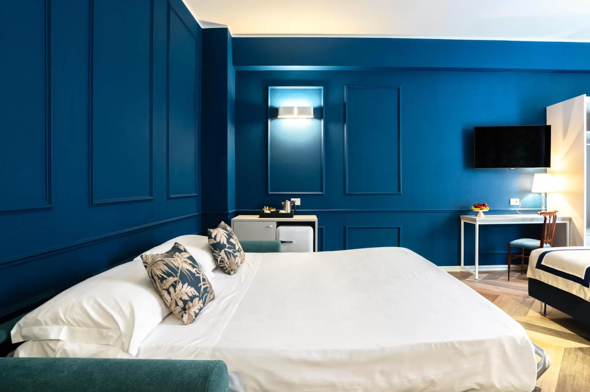 Bed in Hotel Monte Rosa