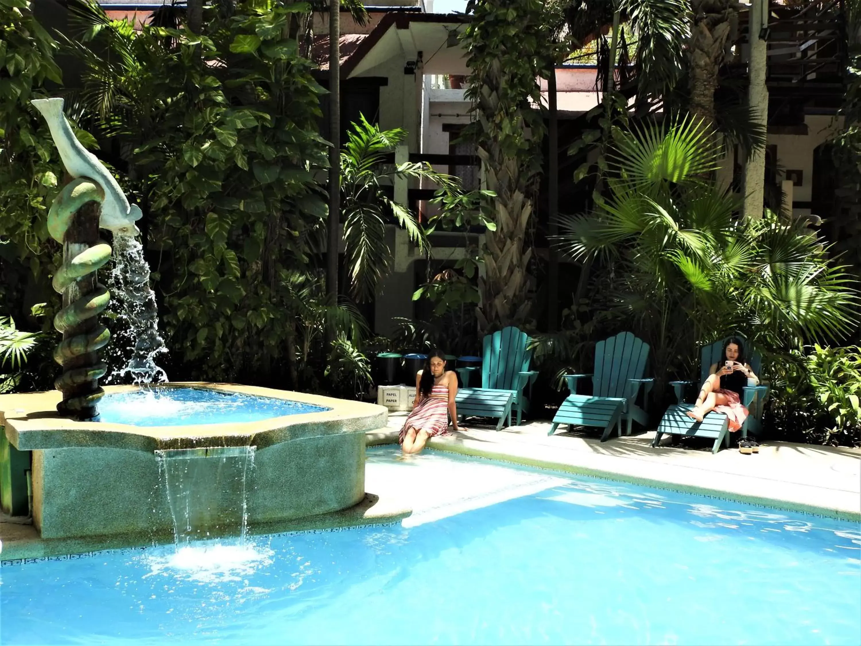 People, Swimming Pool in Eco-hotel El Rey del Caribe