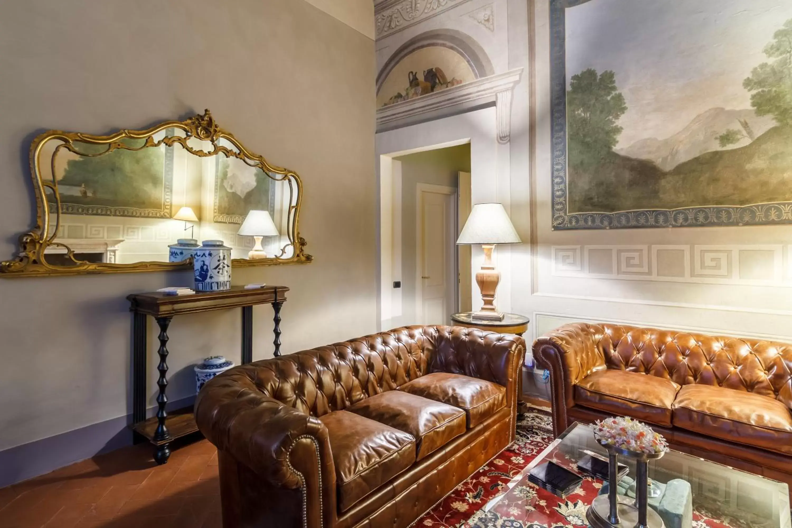 Communal lounge/ TV room, Seating Area in Dimora Storica Palazzo Puccini