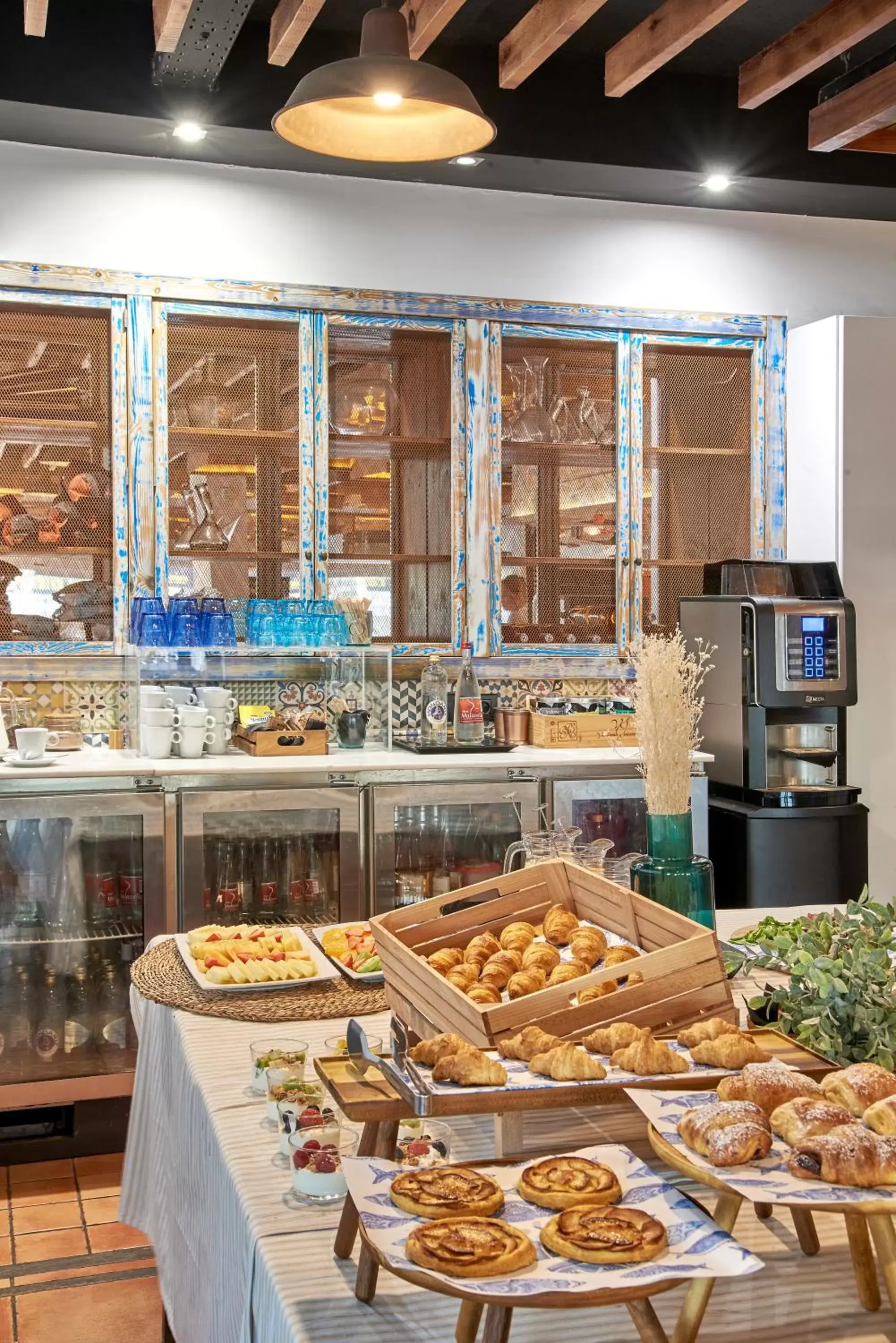 Buffet breakfast in URH Sitges Playa Buffet breakfast in URH Sitges Playa