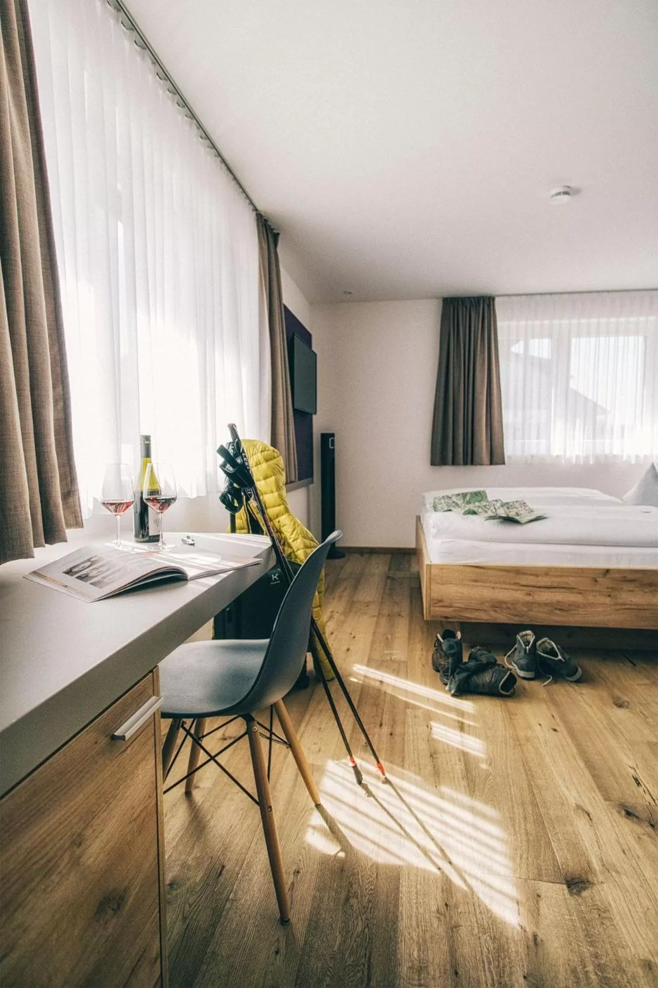 Decorative detail, Bed in Hotel Restaurant Kochschule Rössle