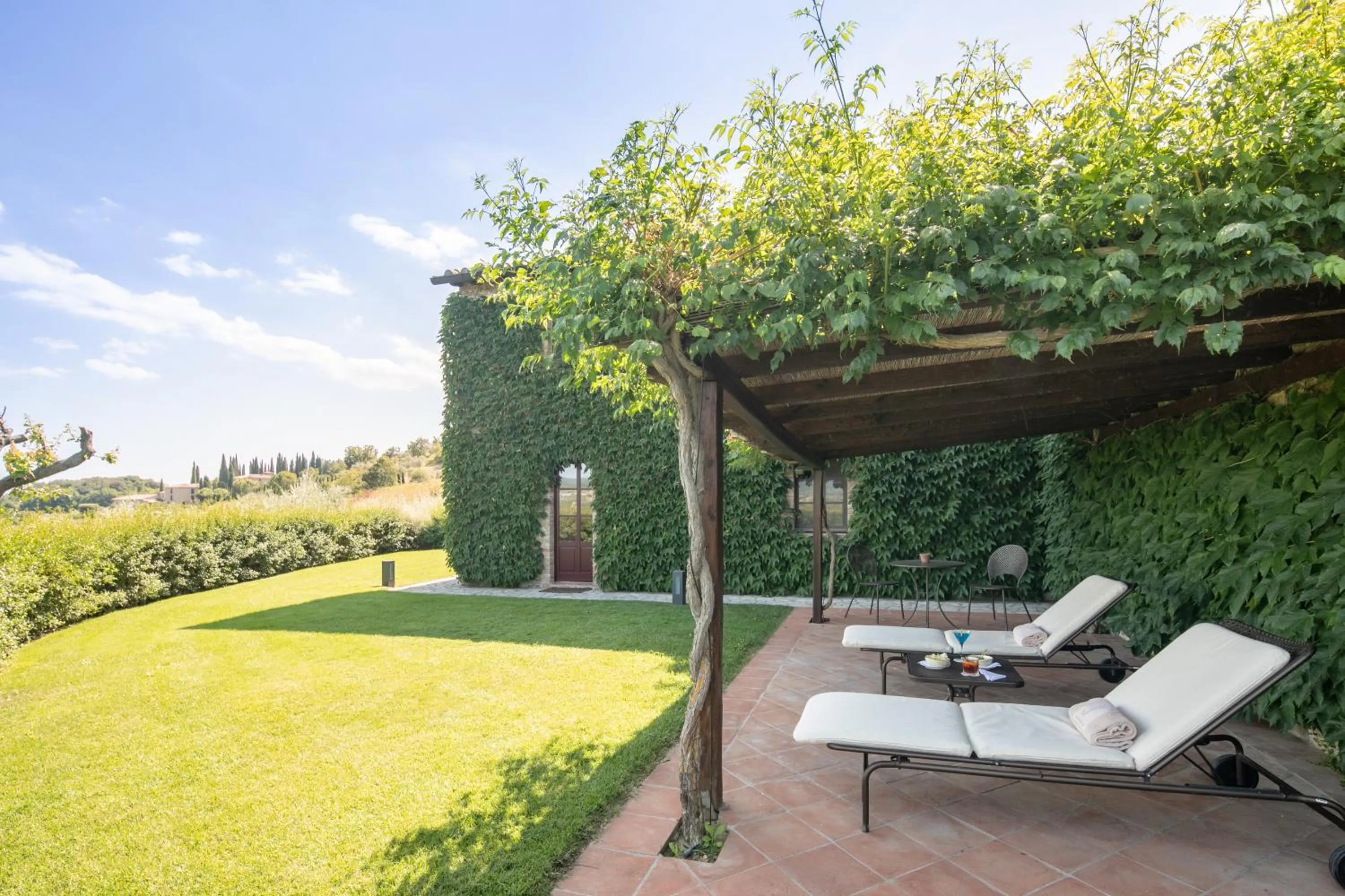 Garden in Hotel Le Fontanelle
